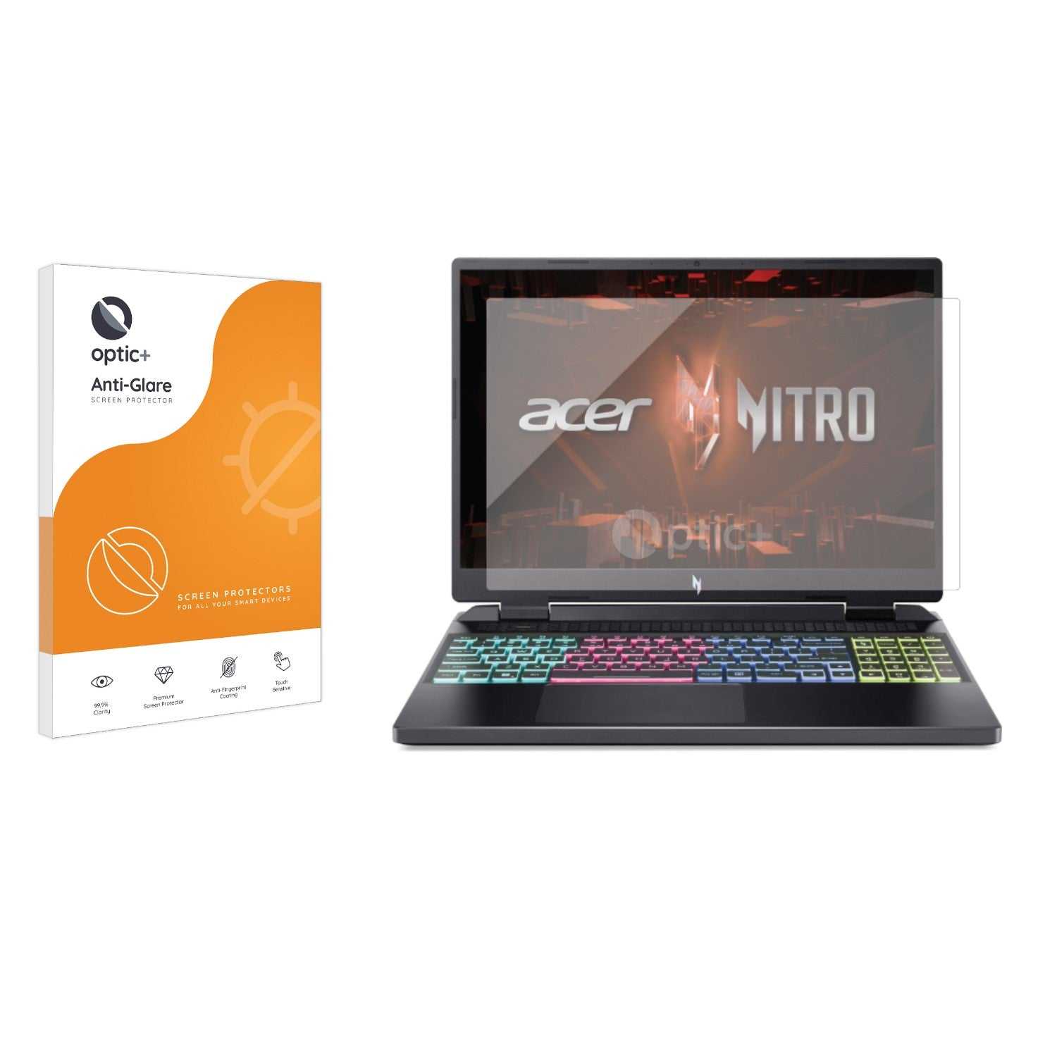 ScreenShield, Optic+ Anti-Glare Screen Protector for Acer Nitro 16