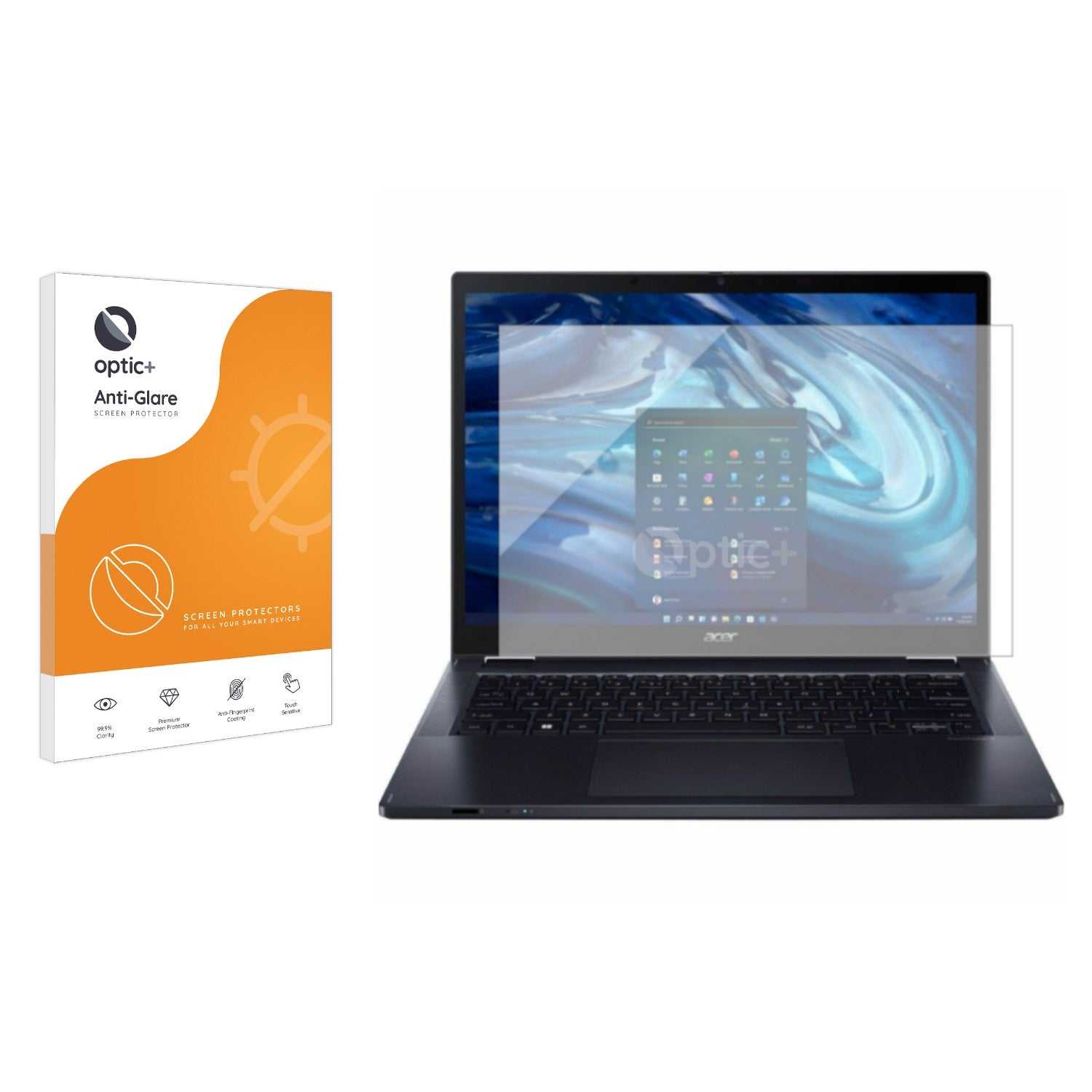 ScreenShield, Optic+ Anti-Glare Screen Protector for Acer TravelMate Spin P4 14 16:10