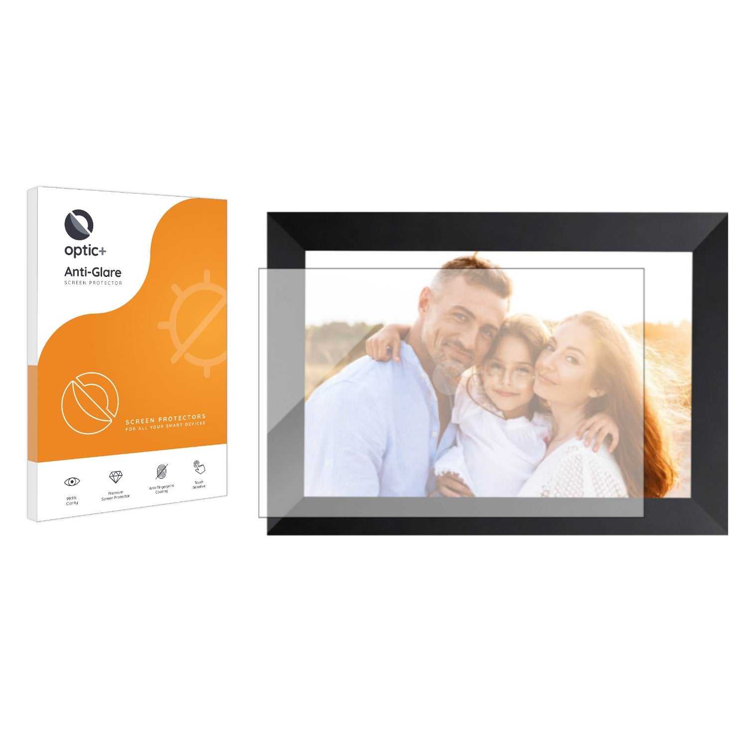 ScreenShield, Optic+ Anti-Glare Screen Protector for Aeezo 15.6" Digital Photo Frame