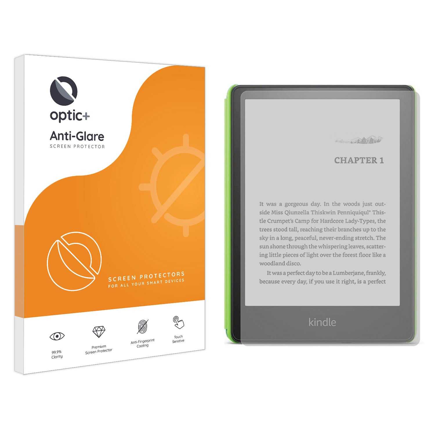 ScreenShield, Optic+ Anti-Glare Screen Protector for Amazon Kindle Paperwhite Kids (2021)