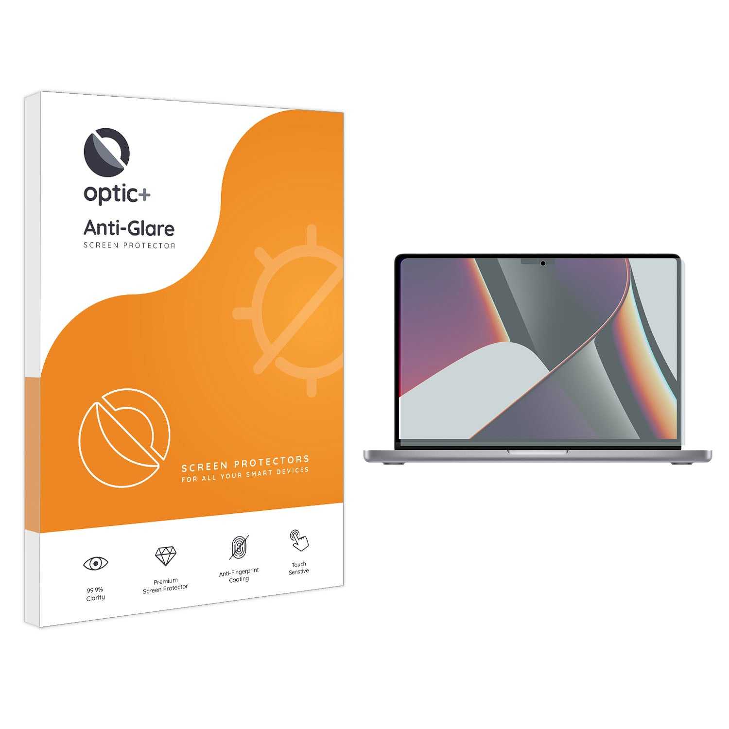 ScreenShield, Optic+ Anti-Glare Screen Protector for Apple MacBook Pro 14 2021