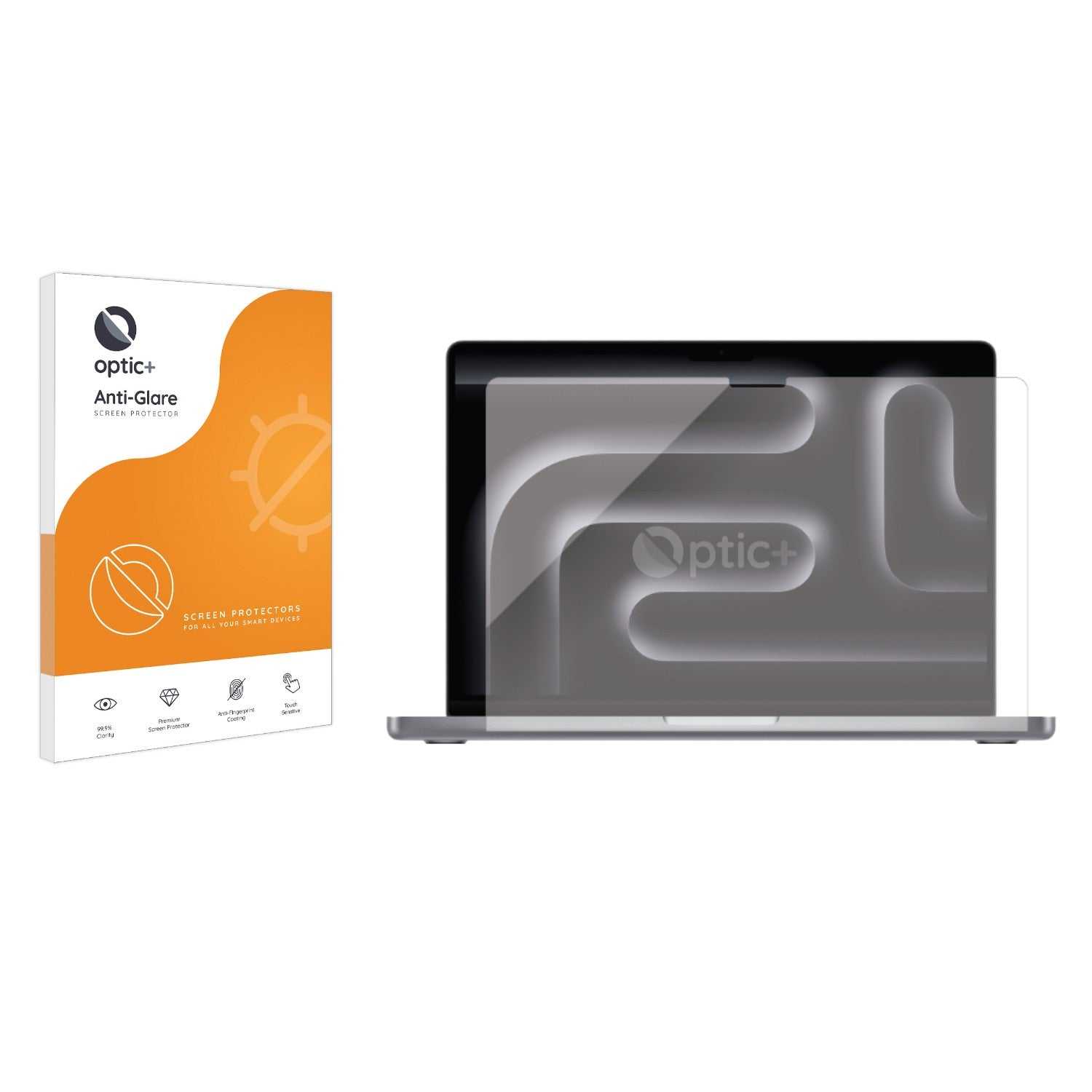 ScreenShield, Optic+ Anti-Glare Screen Protector for Apple MacBook Pro 14" M3 2023