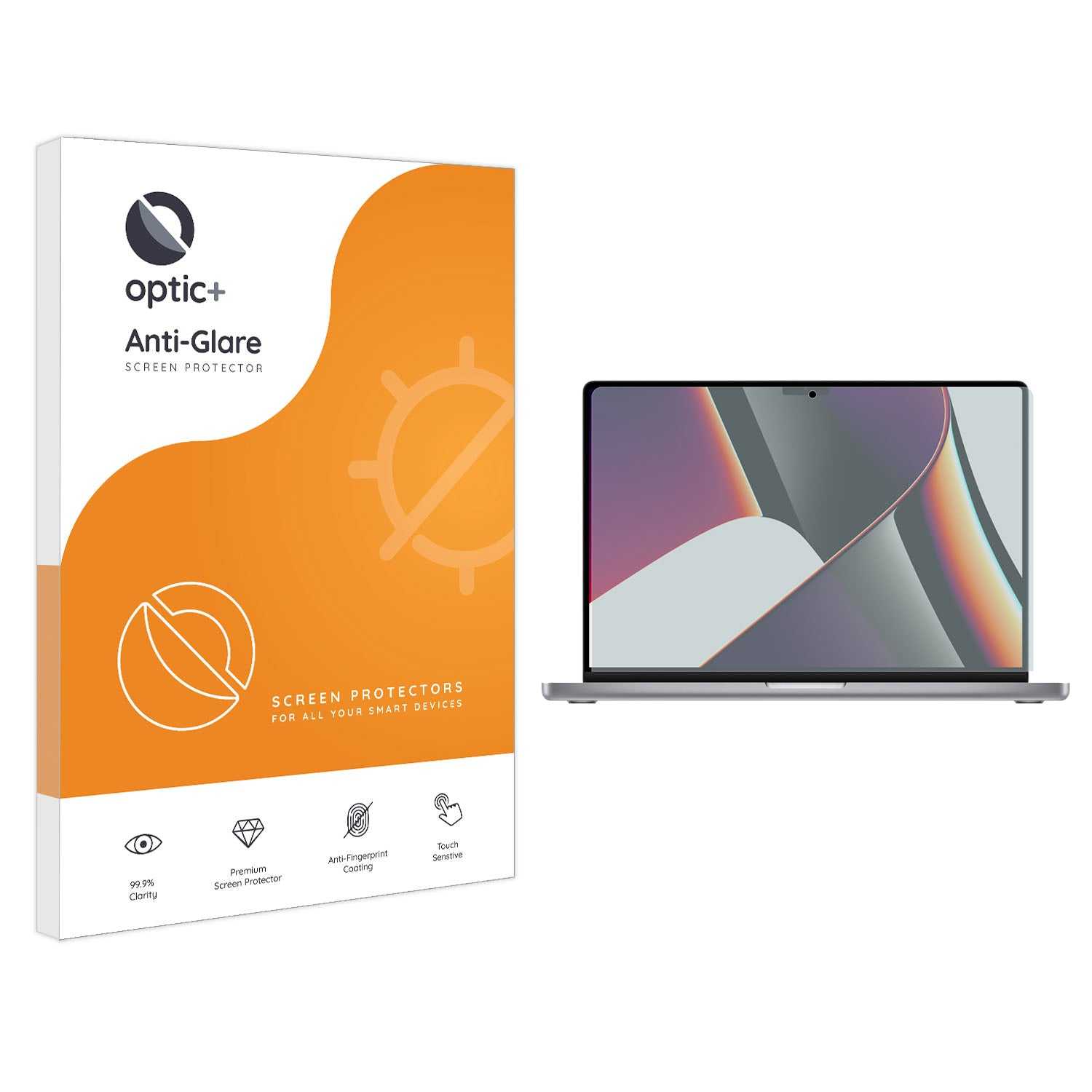 ScreenShield, Optic+ Anti-Glare Screen Protector for Apple MacBook Pro 16 2021