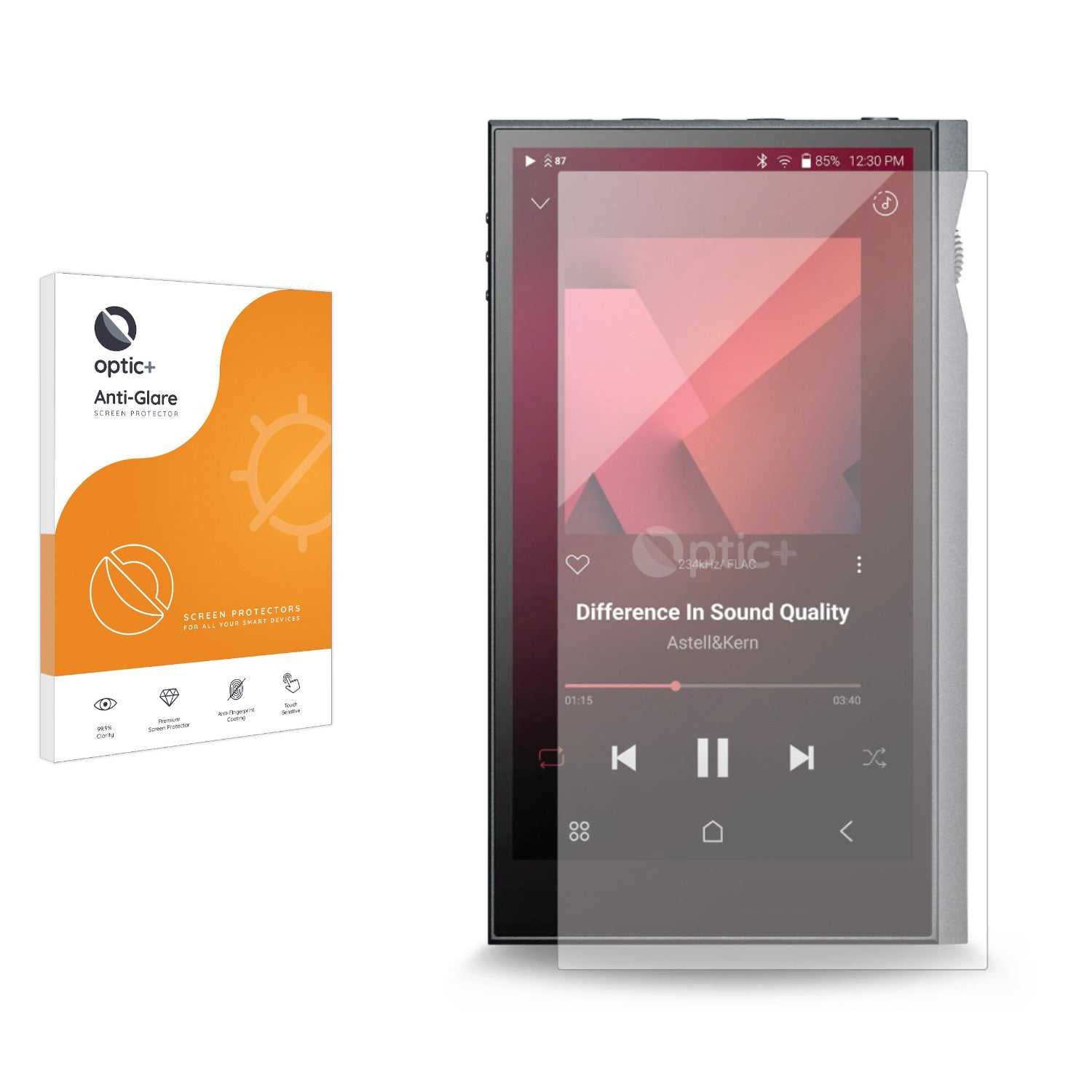 ScreenShield, Optic+ Anti-Glare Screen Protector for Astell&Kern KANN Ultra