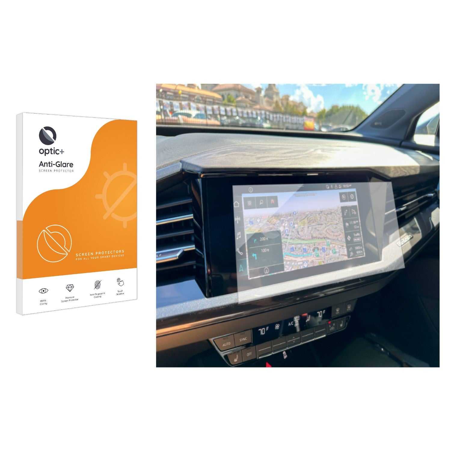 ScreenShield, Optic+ Anti-Glare Screen Protector for Audi E-tron 2022