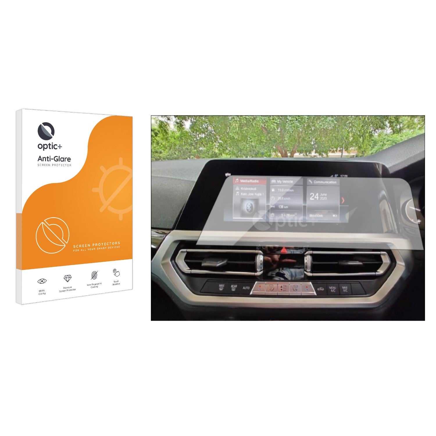 ScreenShield, Optic+ Anti-Glare Screen Protector for BMW 3 G20 2020