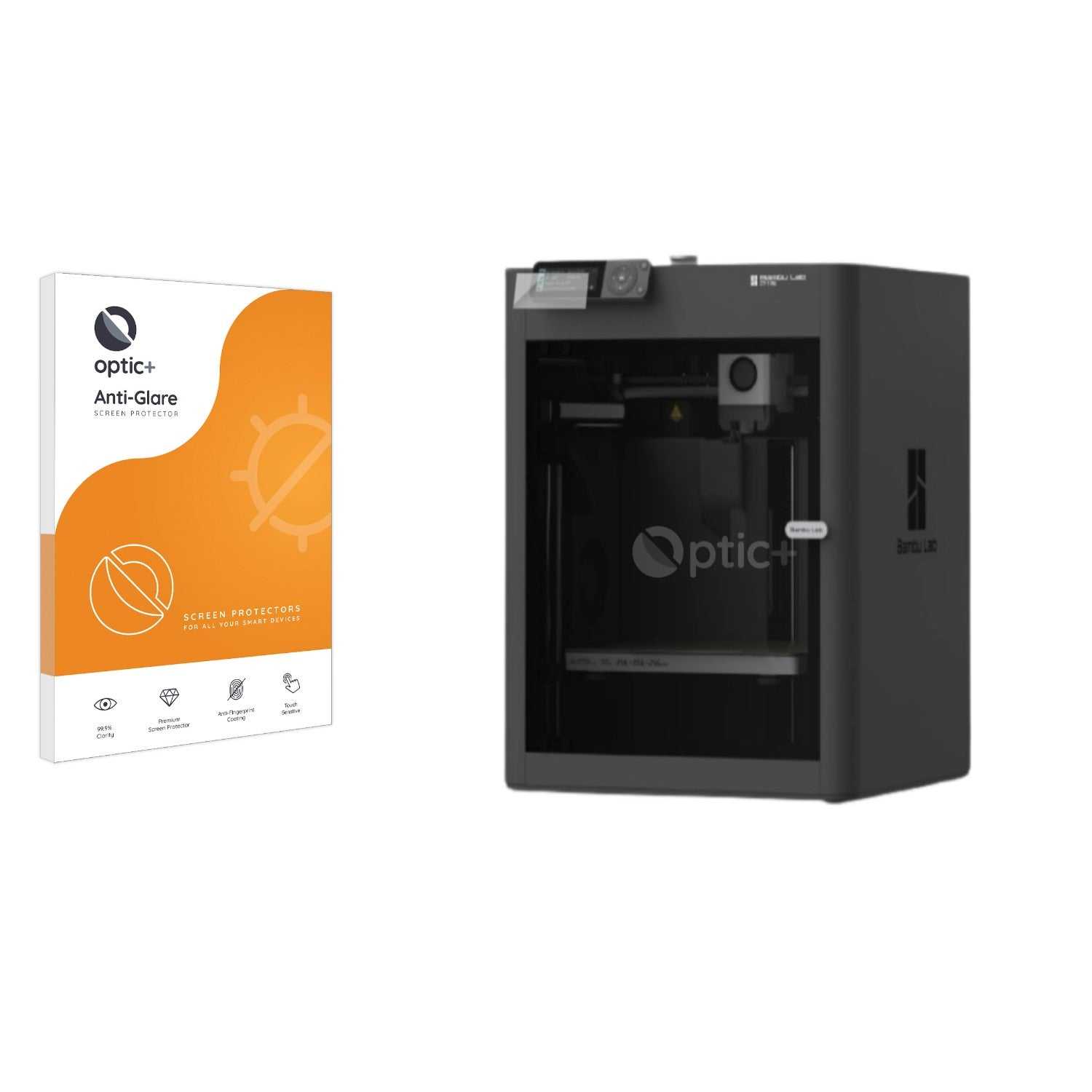 ScreenShield, Optic+ Anti-Glare Screen Protector for Bambu Lab P1S 3D Printer