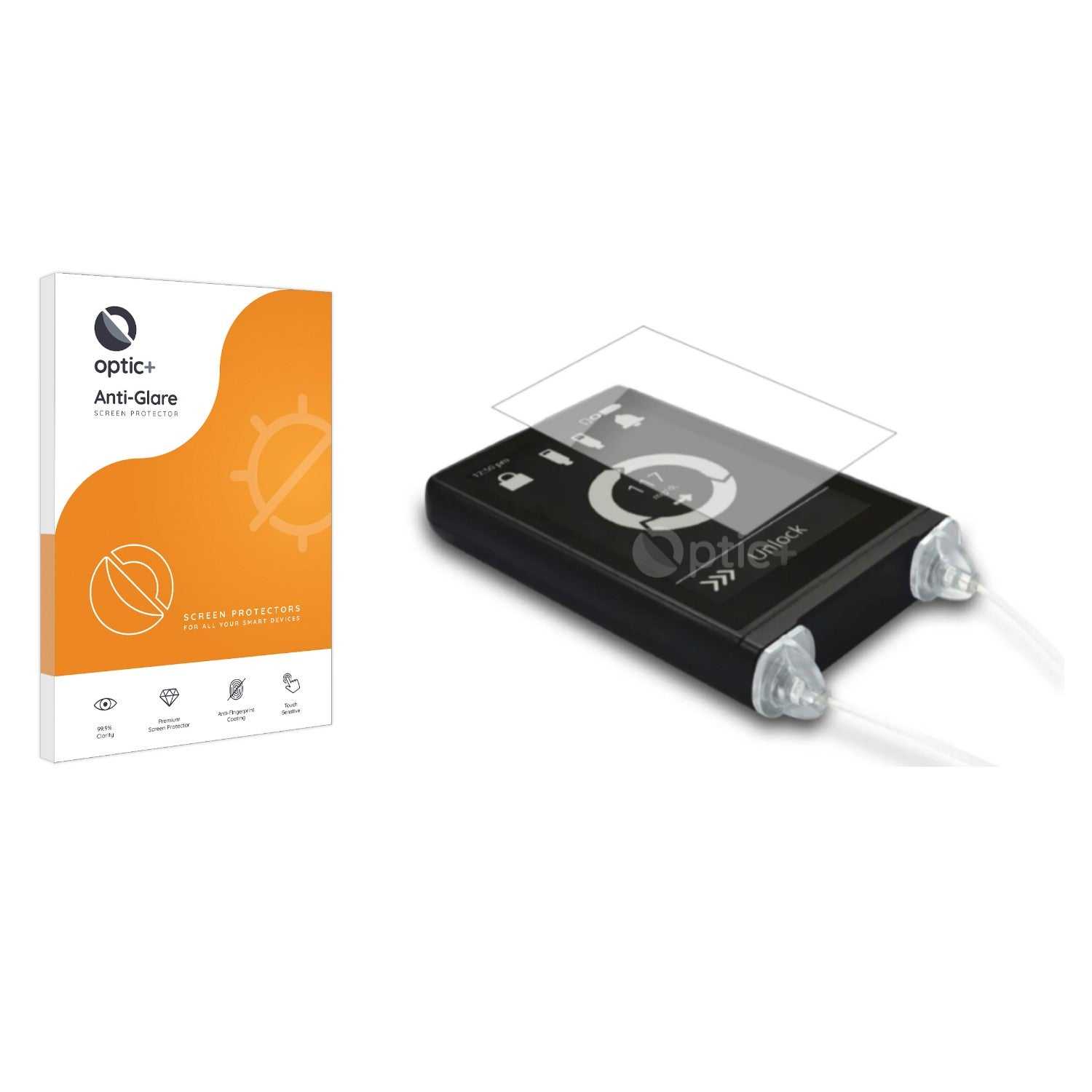 ScreenShield, Optic+ Anti-Glare Screen Protector for Beta Bionics iLet  Bionic Pancreas