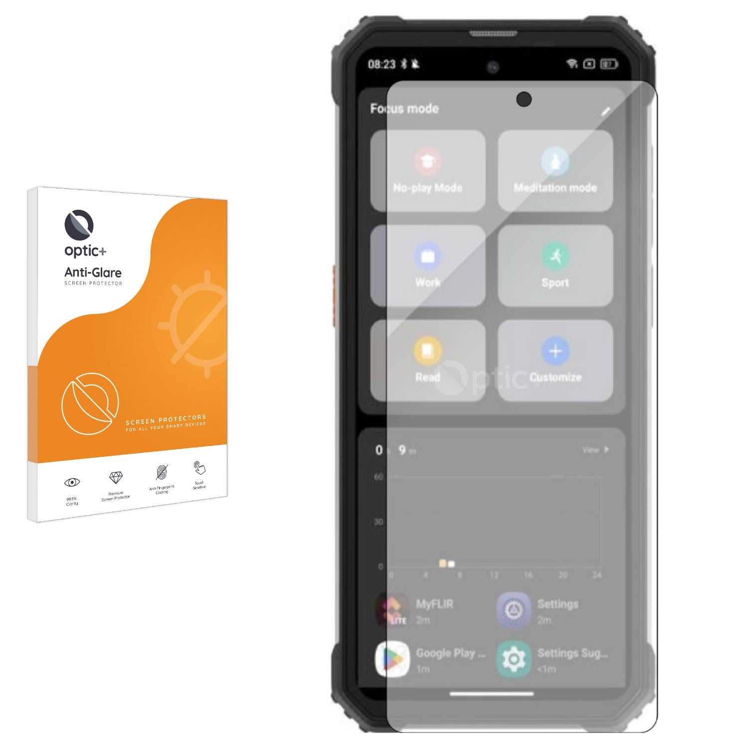 ScreenShield, Optic+ Anti-Glare Screen Protector for Blackview BV8900