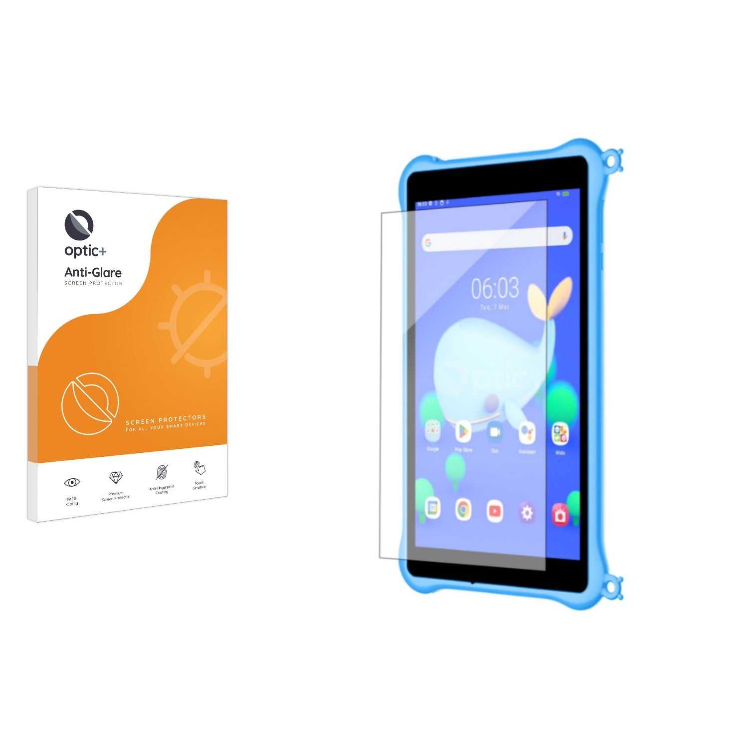 ScreenShield, Optic+ Anti-Glare Screen Protector for Blackview Tab 5 Kids