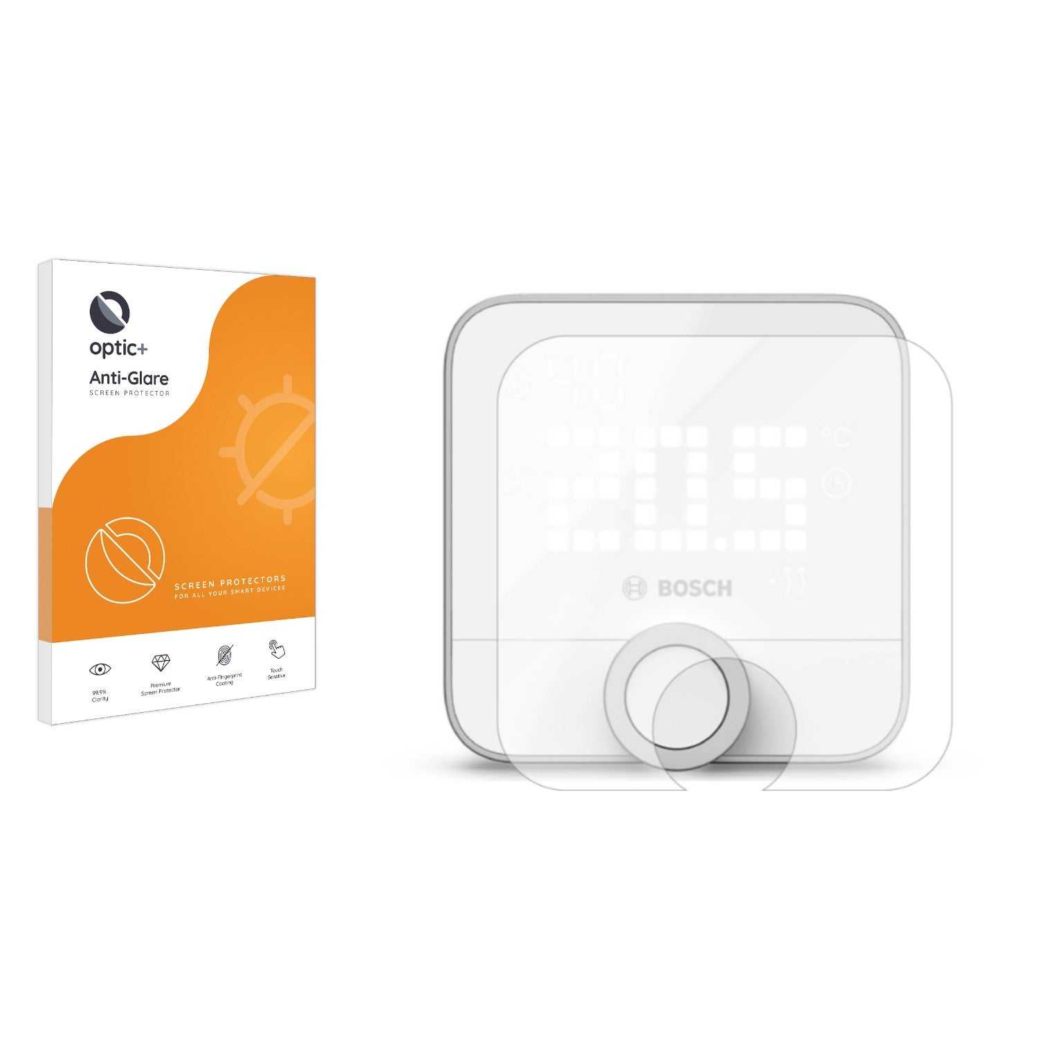 ScreenShield, Optic+ Anti-Glare Screen Protector for Bosch Smart Home Thermostat II 230 V