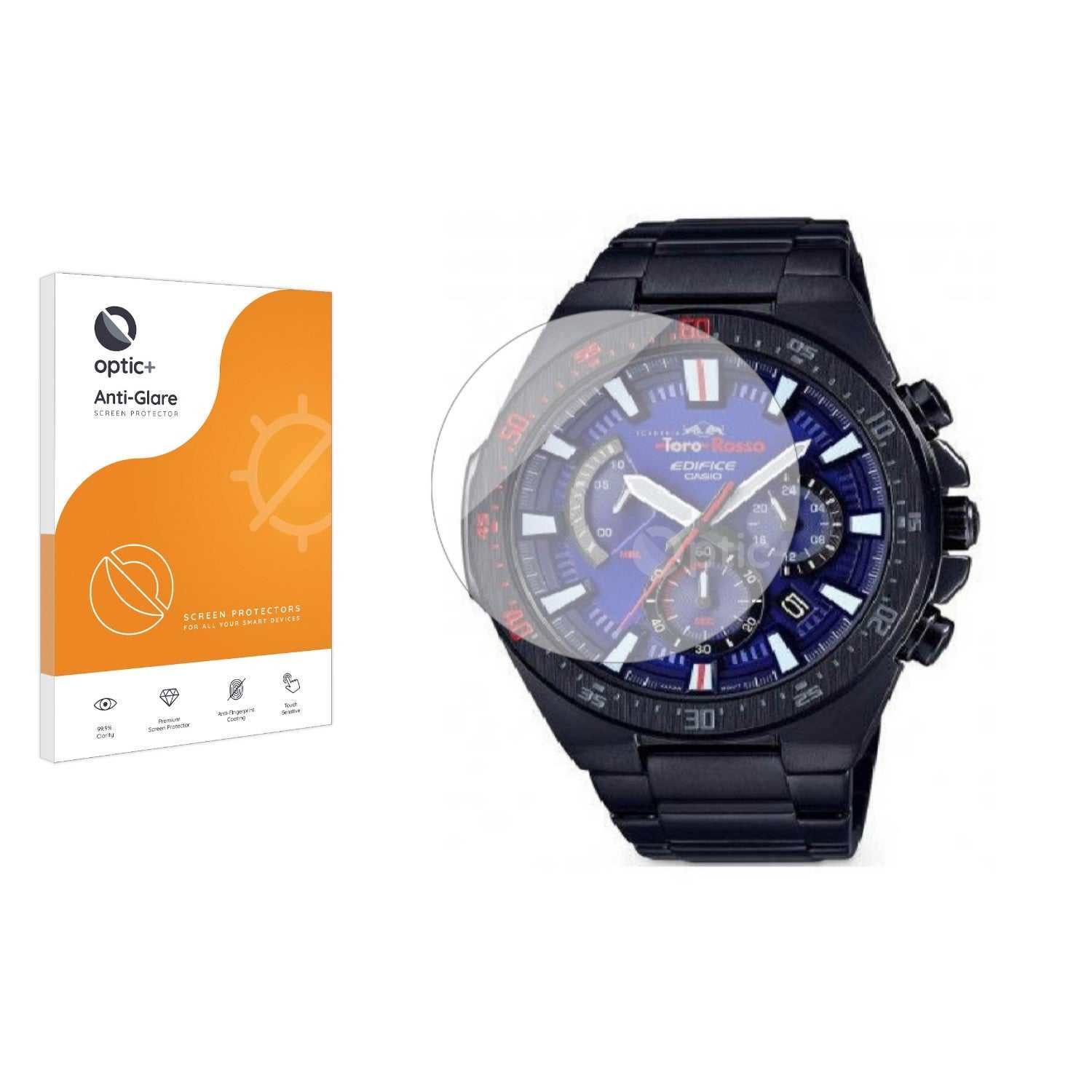 ScreenShield, Optic+ Anti-Glare Screen Protector for Casio Edifice EFR-563TR-2A