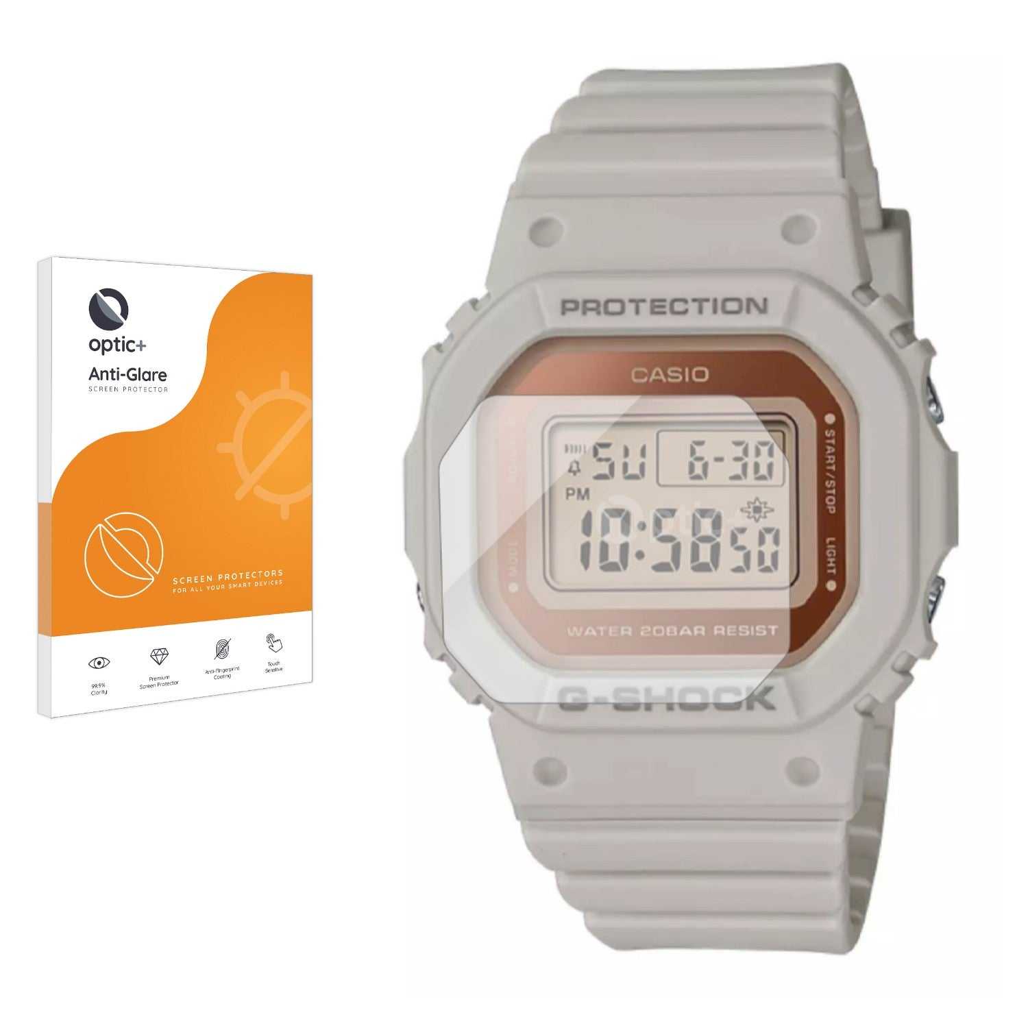 ScreenShield, Optic+ Anti-Glare Screen Protector for Casio G-Shock GMD-S5600