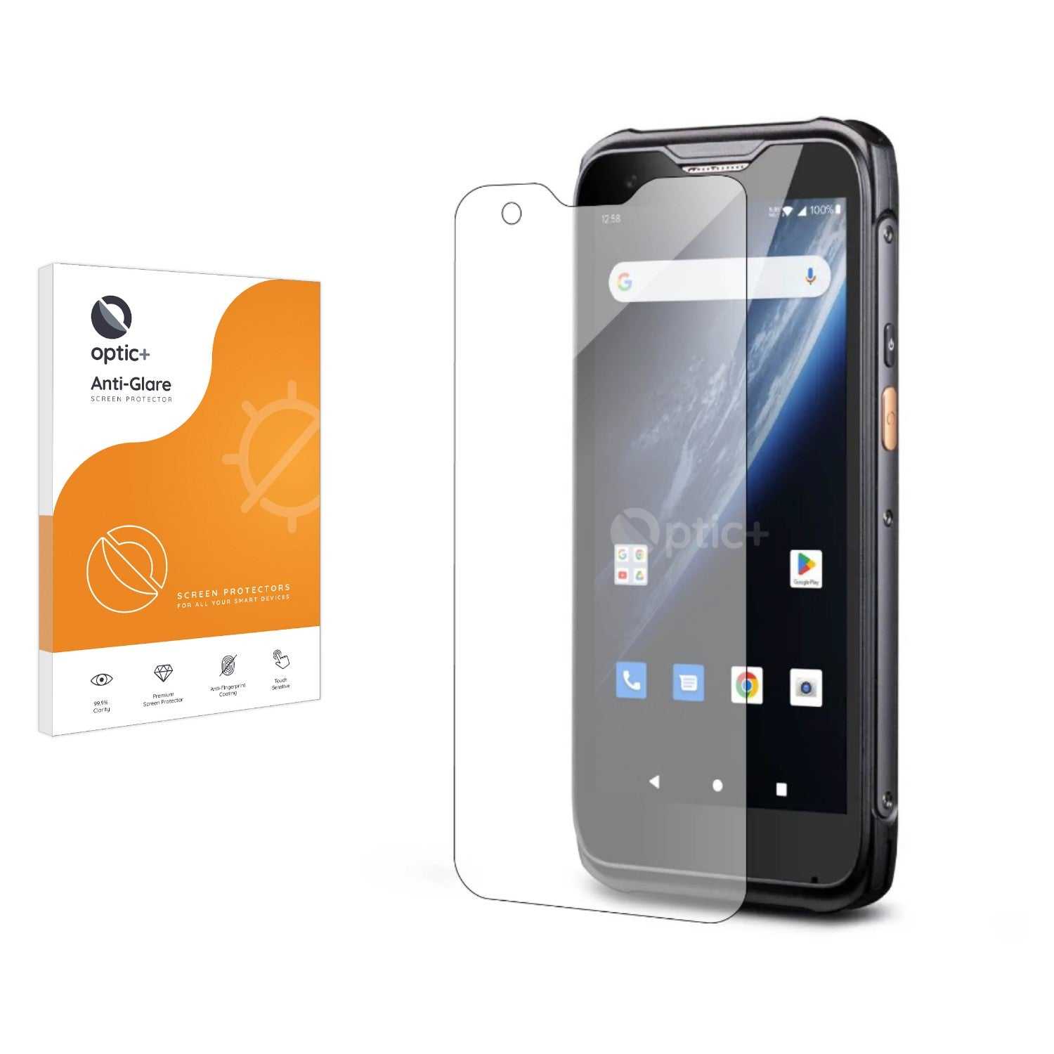 ScreenShield, Optic+ Anti-Glare Screen Protector for Chainway MC95