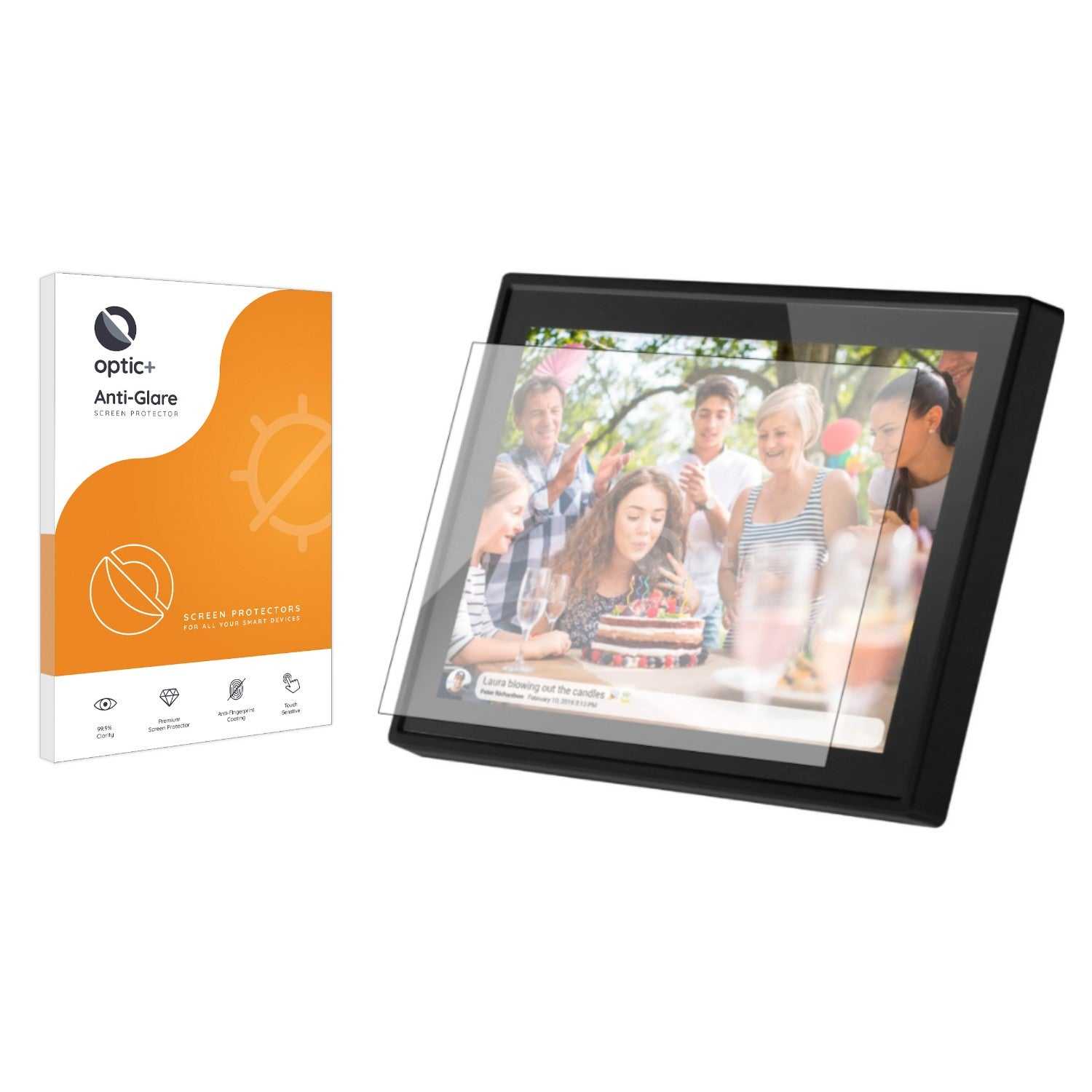 ScreenShield, Optic+ Anti-Glare Screen Protector for Cytem 10.1" Digital Photo Frame