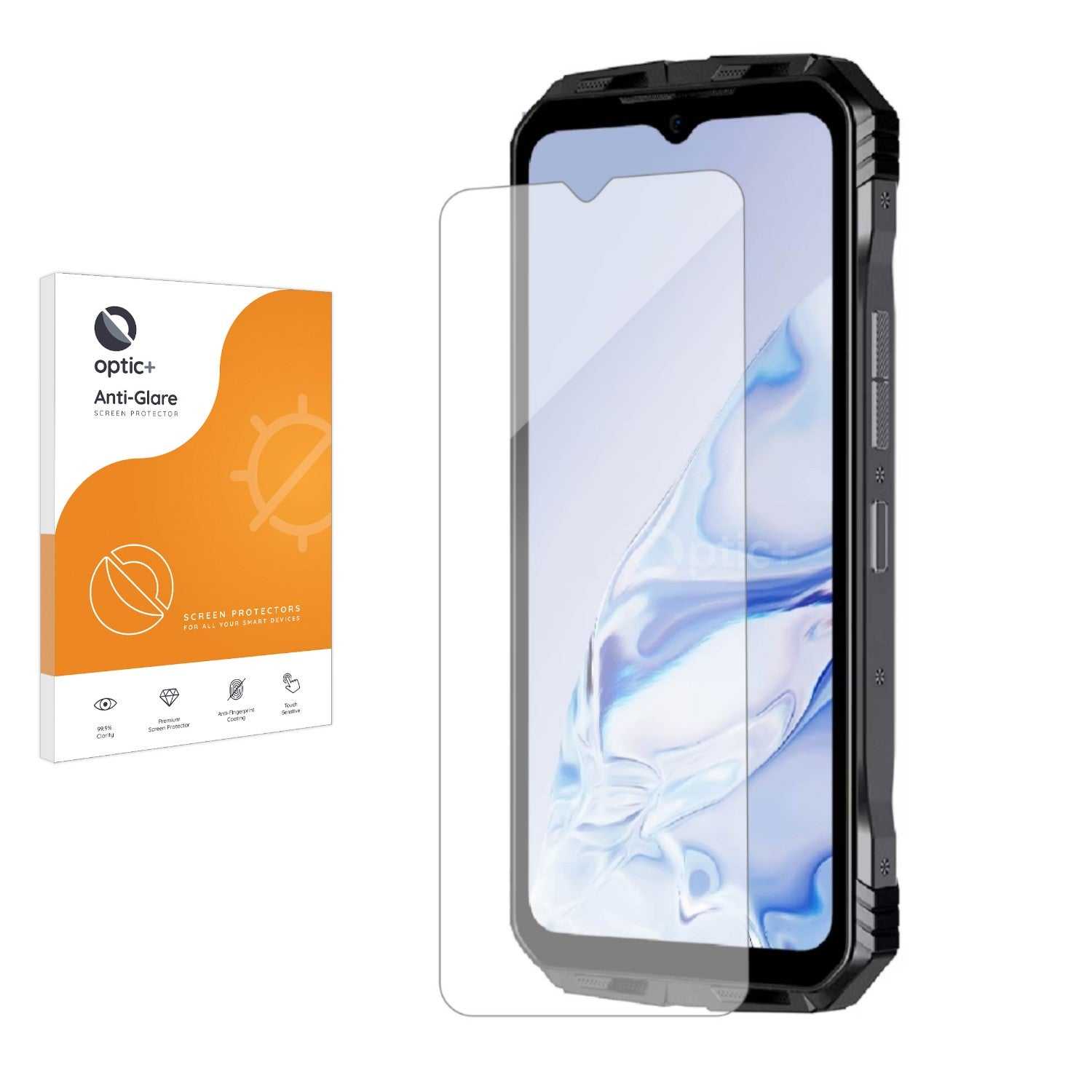 ScreenShield, Optic+ Anti-Glare Screen Protector for Doogee S100 Helio G99