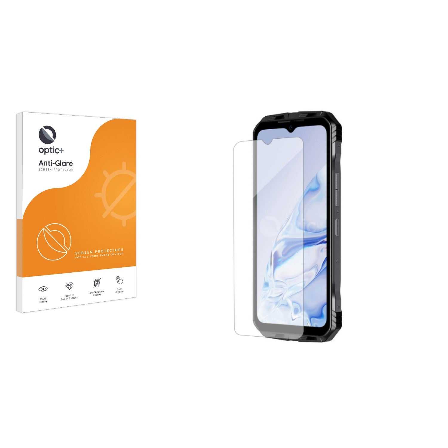 ScreenShield, Optic+ Anti-Glare Screen Protector for Doogee S100 Pro