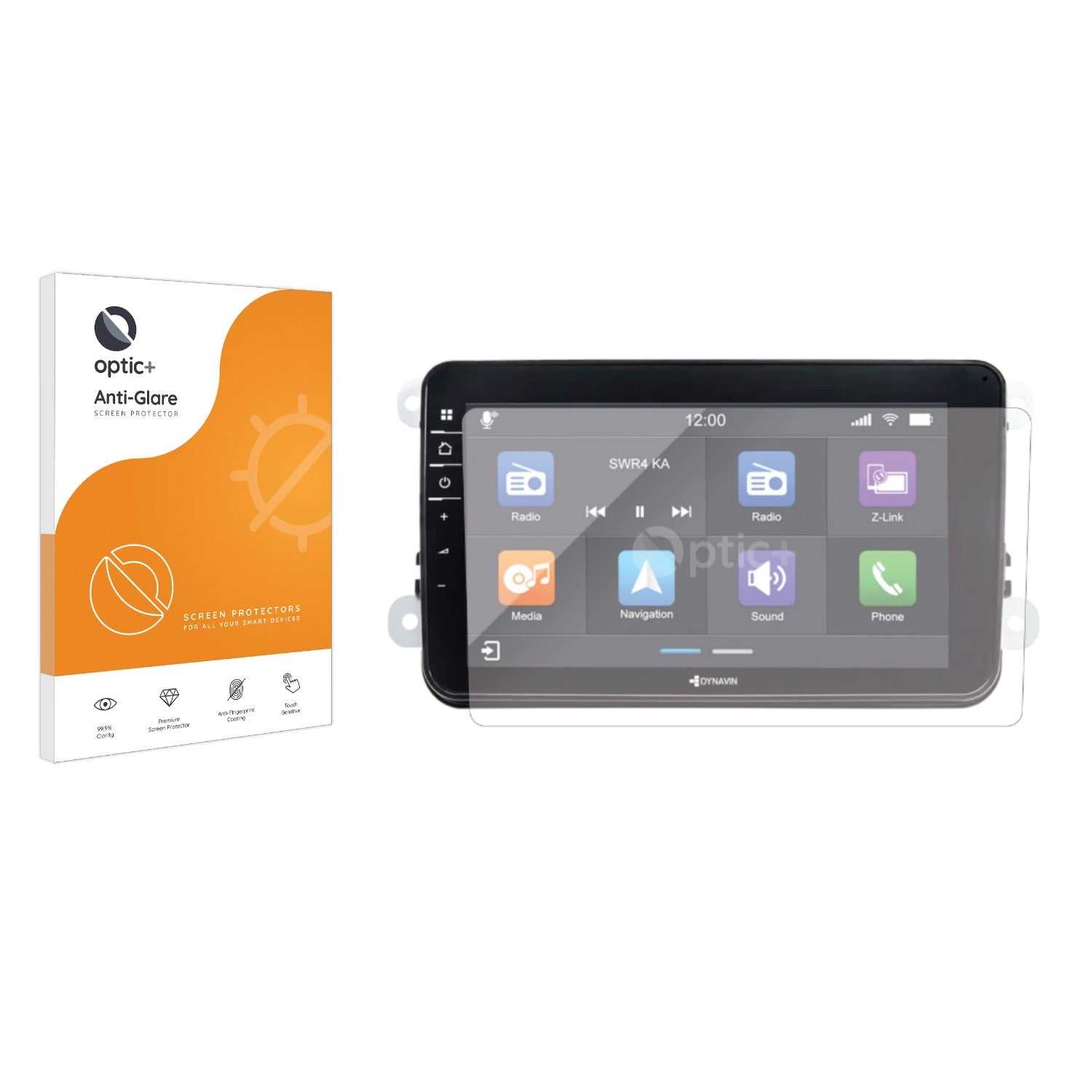 ScreenShield, Optic+ Anti-Glare Screen Protector for Dynavin D8-V8 8