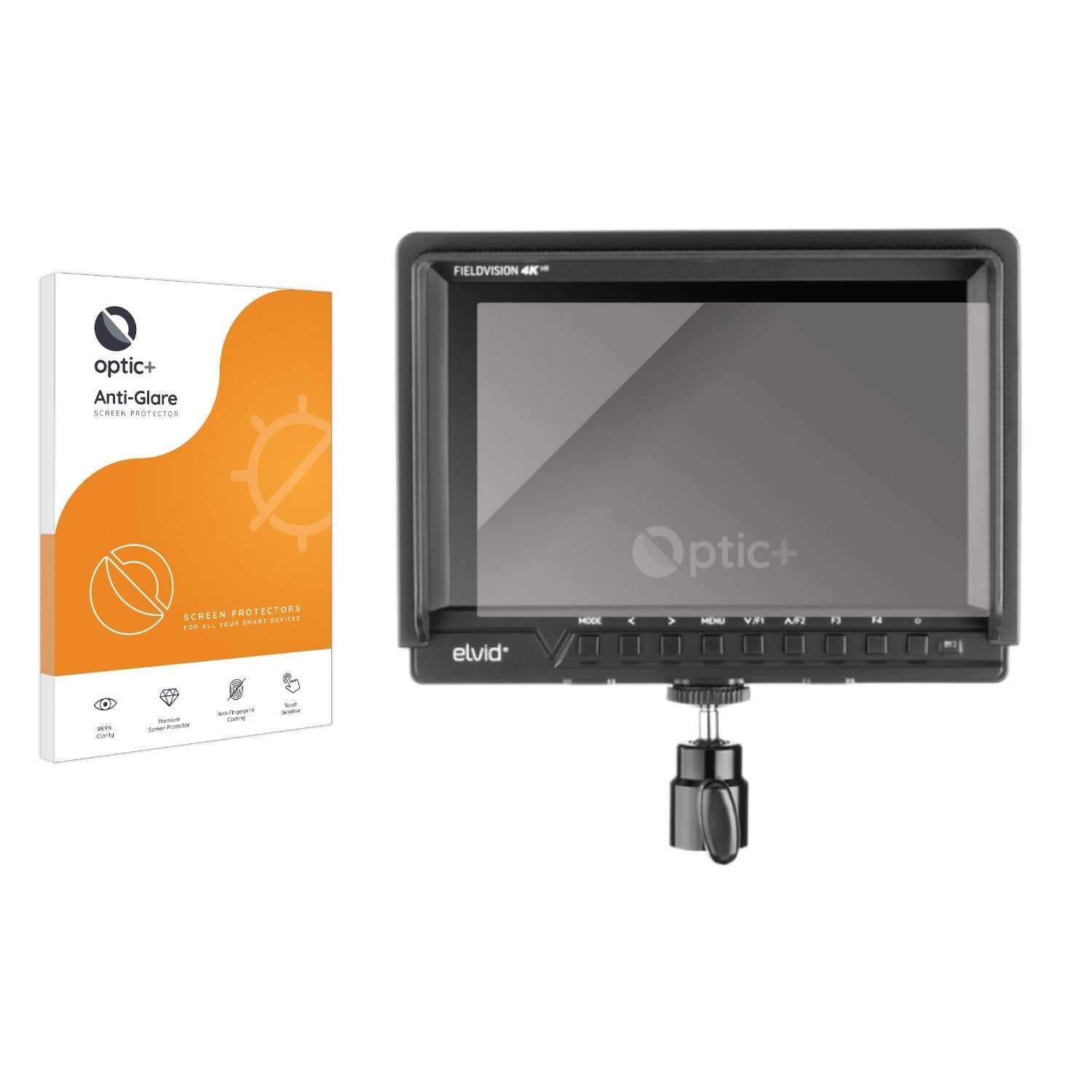 ScreenShield, Optic+ Anti-Glare Screen Protector for Elvid FieldVision 4KV2 7" On-Camera Monitor