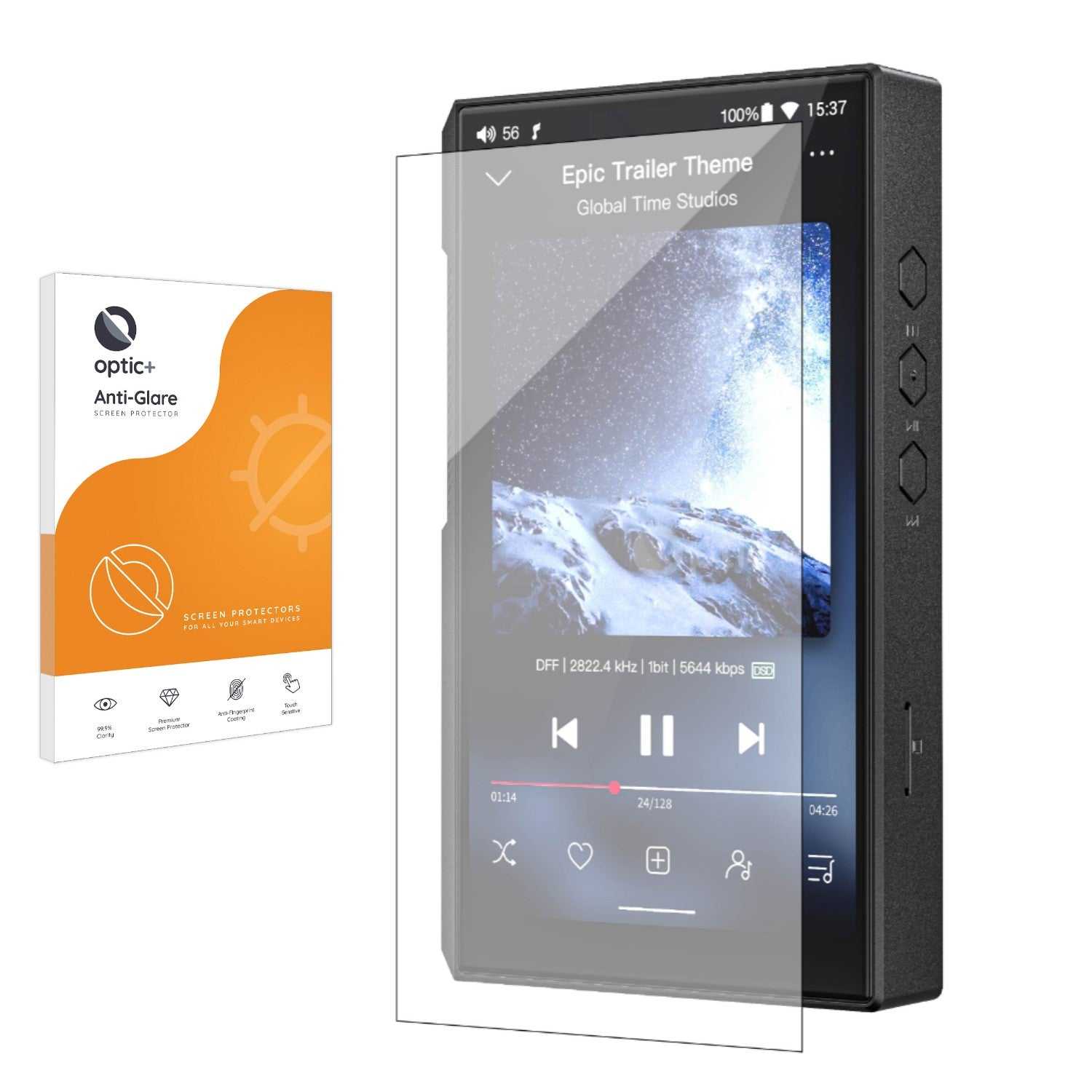 ScreenShield, Optic+ Anti-Glare Screen Protector for FiiO M11s