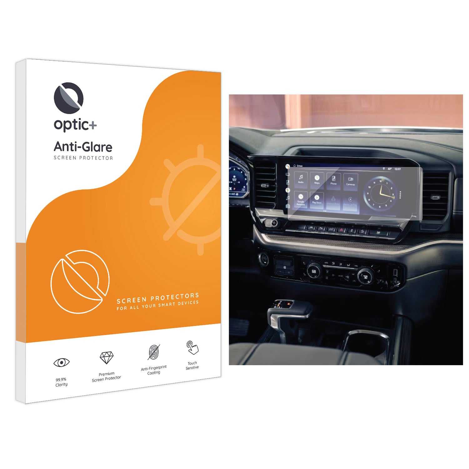 ScreenShield, Optic+ Anti-Glare Screen Protector for GMSV 2023 Silverado ZR2