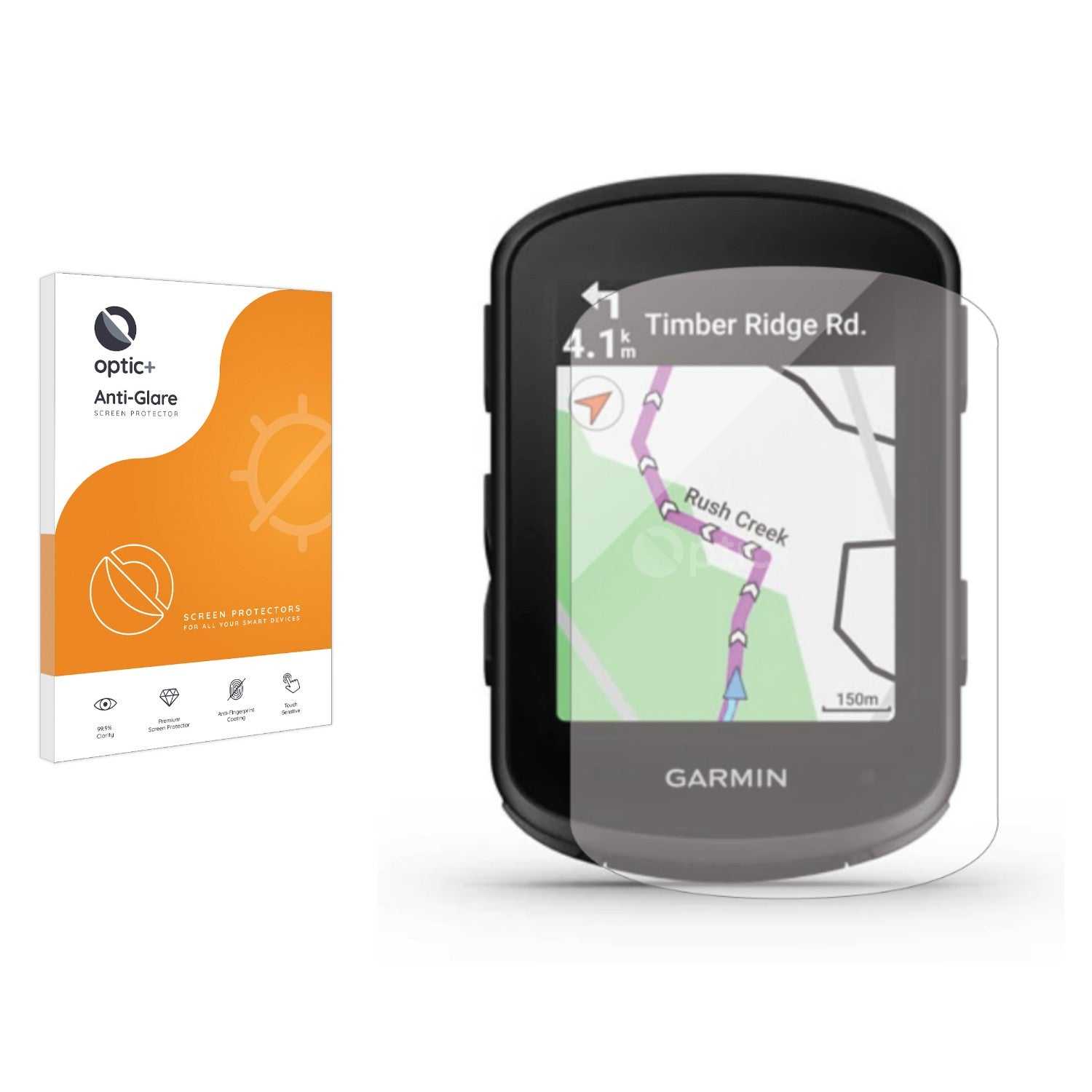 ScreenShield, Optic+ Anti-Glare Screen Protector for Garmin Edge 840