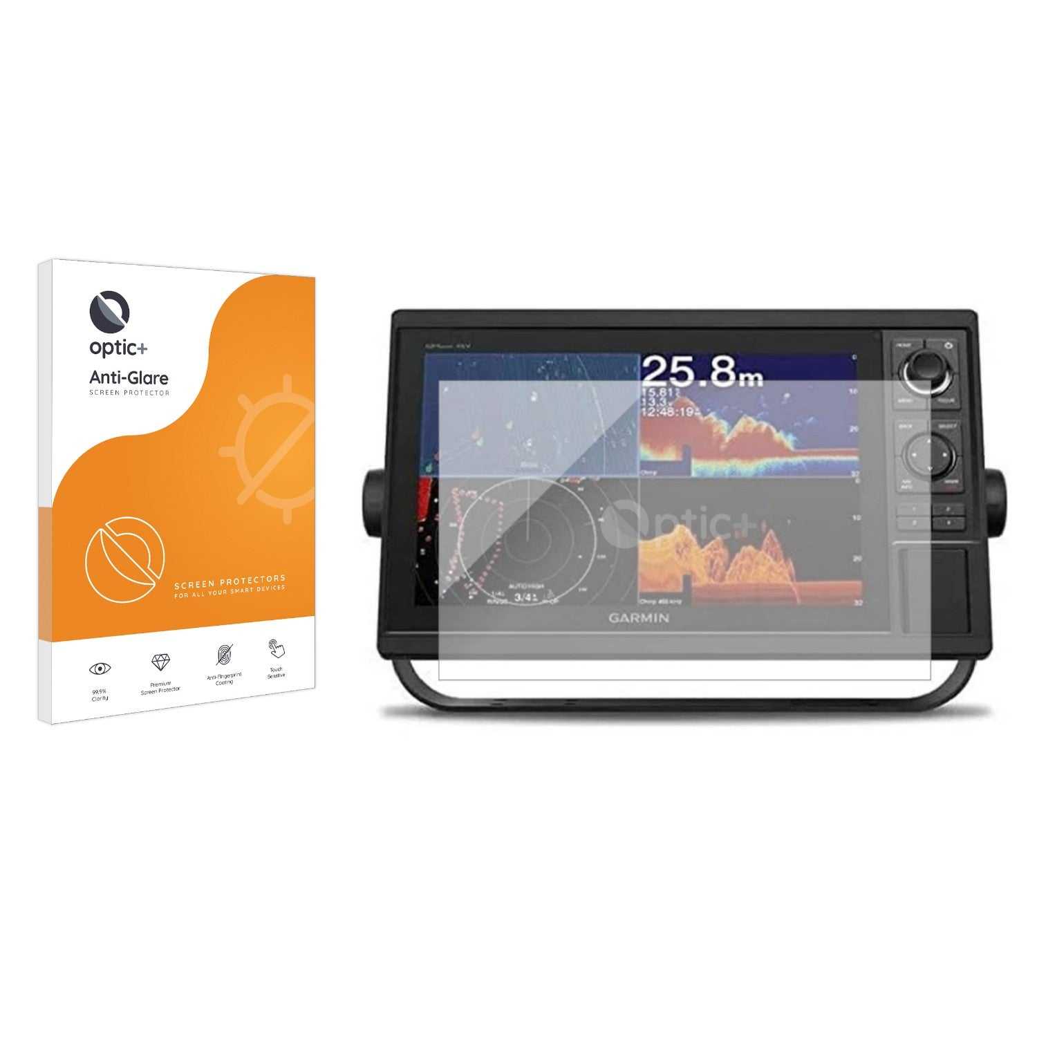 ScreenShield, Optic+ Anti-Glare Screen Protector for Garmin GPSMAP 1222xsv