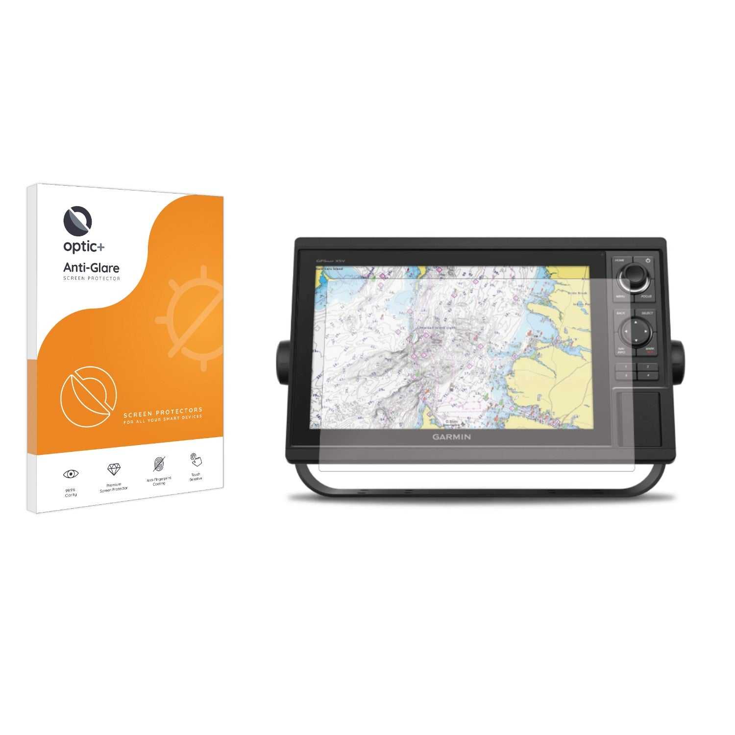 ScreenShield, Optic+ Anti-Glare Screen Protector for Garmin GPSMAP 1222xsv