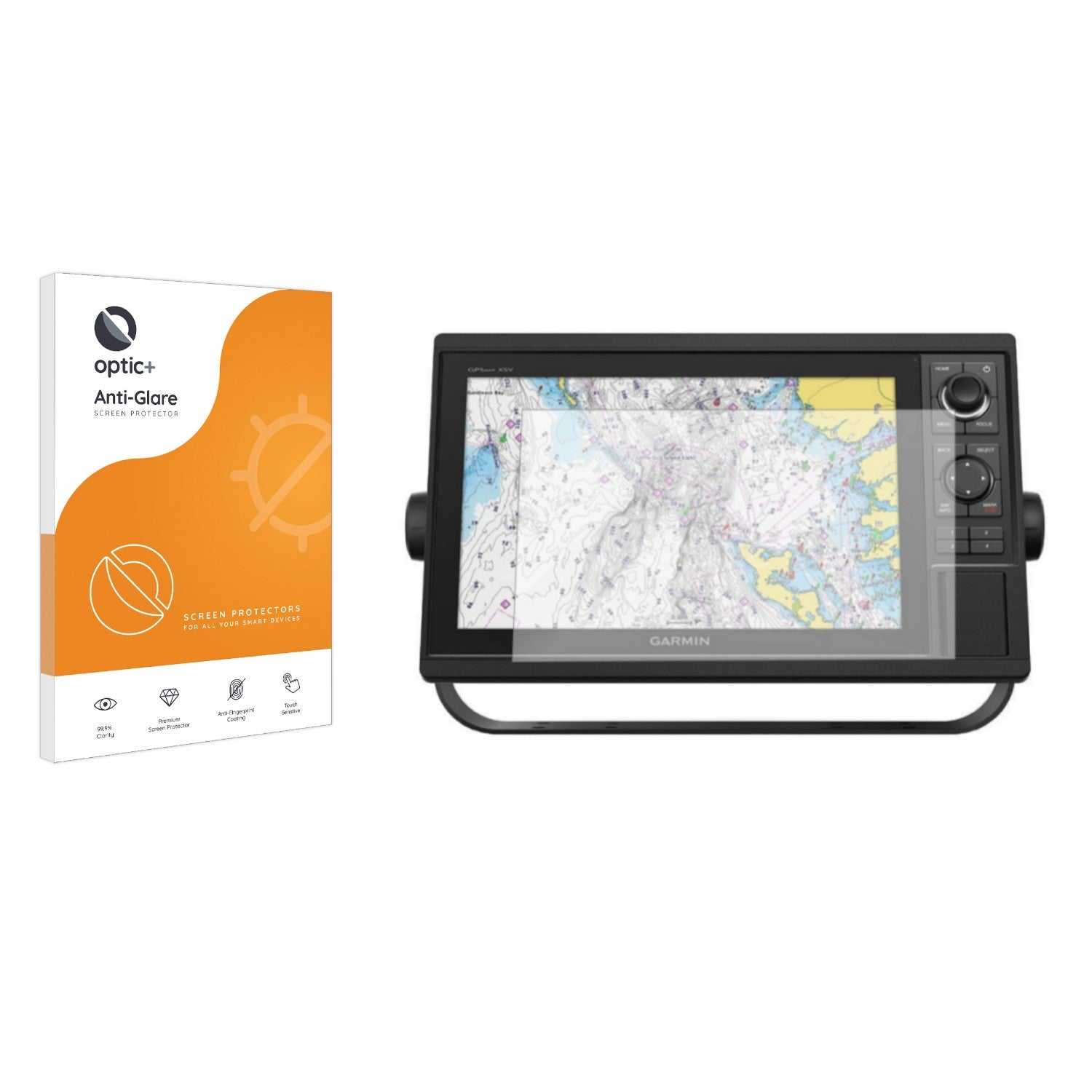 ScreenShield, Optic+ Anti-Glare Screen Protector for Garmin GPSMAP 1242xsv