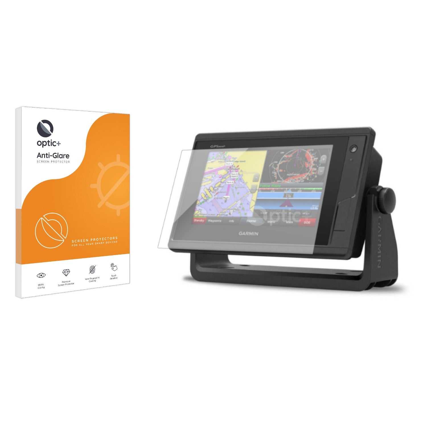 ScreenShield, Optic+ Anti-Glare Screen Protector for Garmin GPSMAP 722