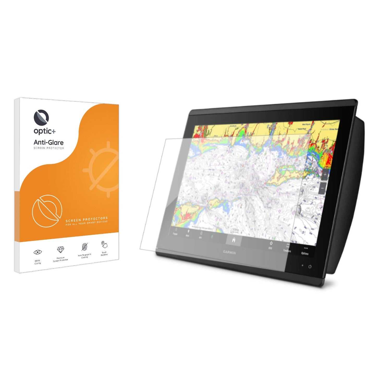 ScreenShield, Optic+ Anti-Glare Screen Protector for Garmin GPSMAP 8617