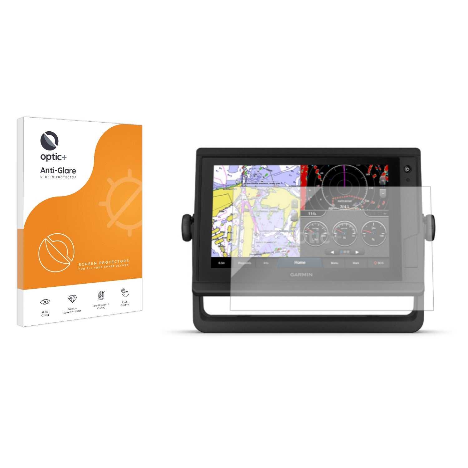 ScreenShield, Optic+ Anti-Glare Screen Protector for Garmin GPSMAP 922