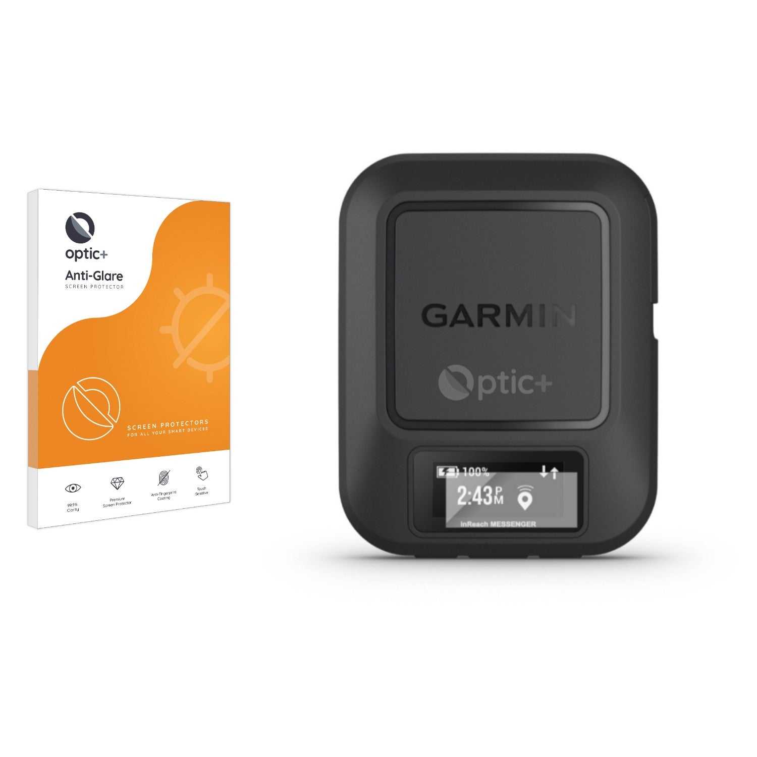 ScreenShield, Optic+ Anti-Glare Screen Protector for Garmin inReach Messenger