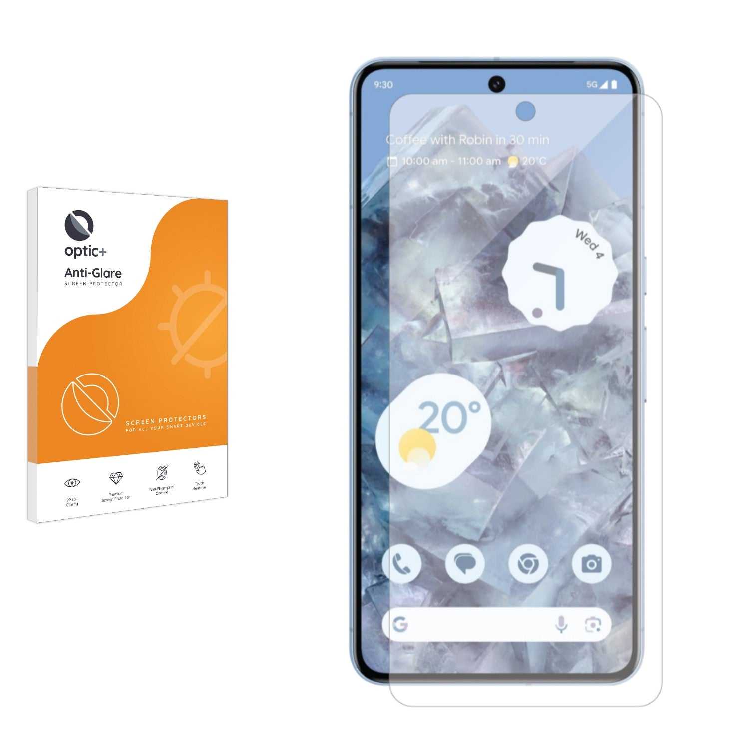 ScreenShield, Optic+ Anti-Glare Screen Protector for Google Pixel 8 Pro