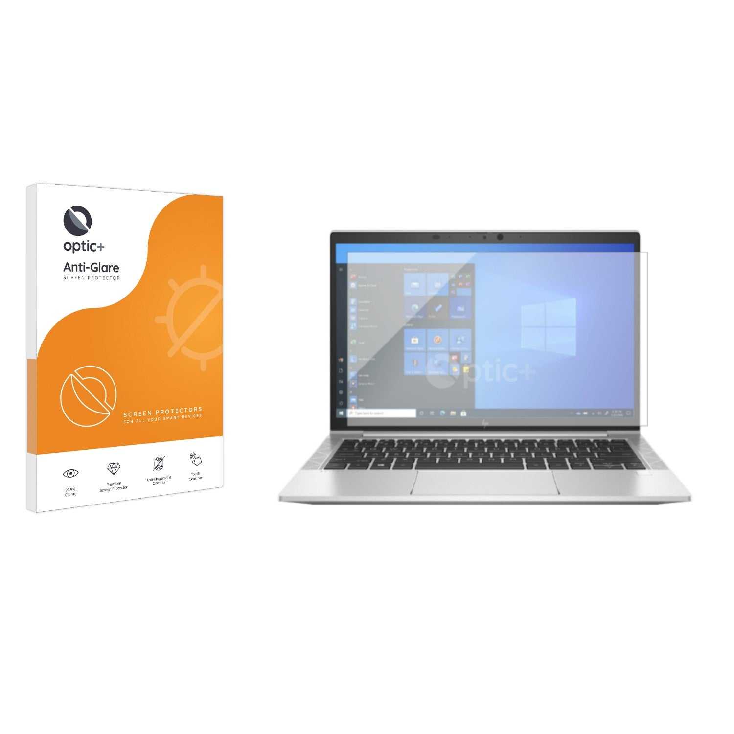 ScreenShield, Optic+ Anti-Glare Screen Protector for HP EliteBook 835 8th Gen