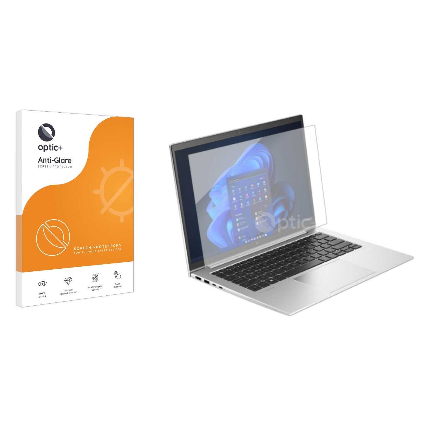 ScreenShield, Optic+ Anti-Glare Screen Protector for HP EliteBook x360 1040 G10