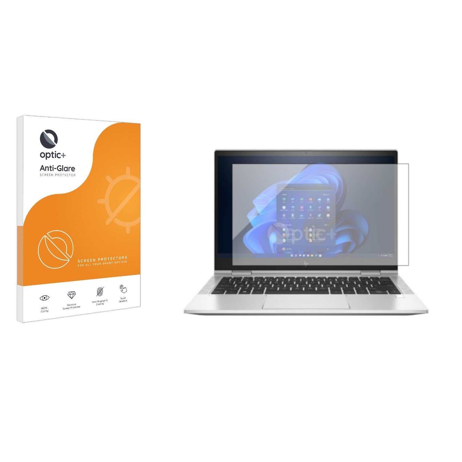 ScreenShield, Optic+ Anti-Glare Screen Protector for HP EliteBook x360 830 G8