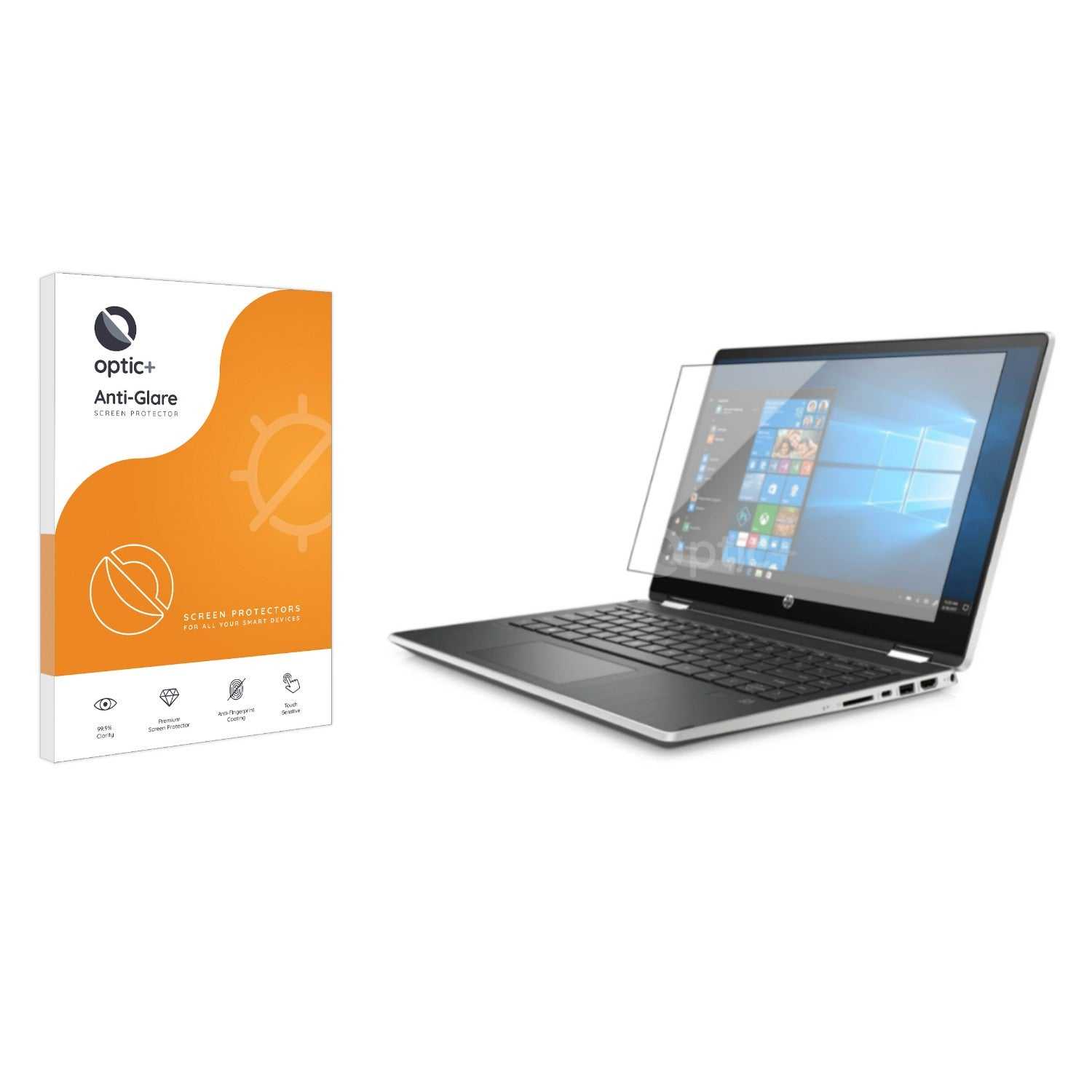 ScreenShield, Optic+ Anti-Glare Screen Protector for HP Pavilion x360 (14-dhX)