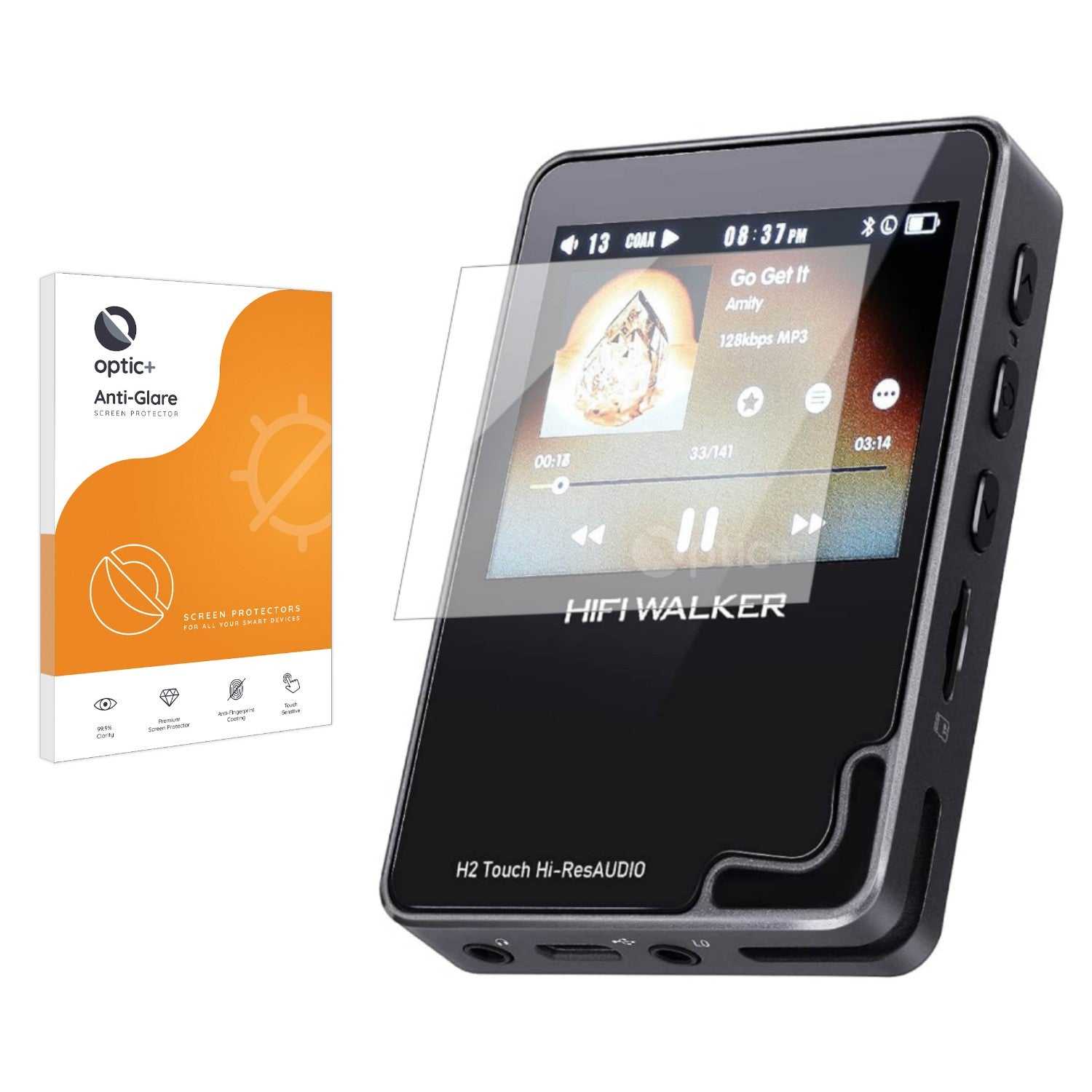 ScreenShield, Optic+ Anti-Glare Screen Protector for HifiWalker H2