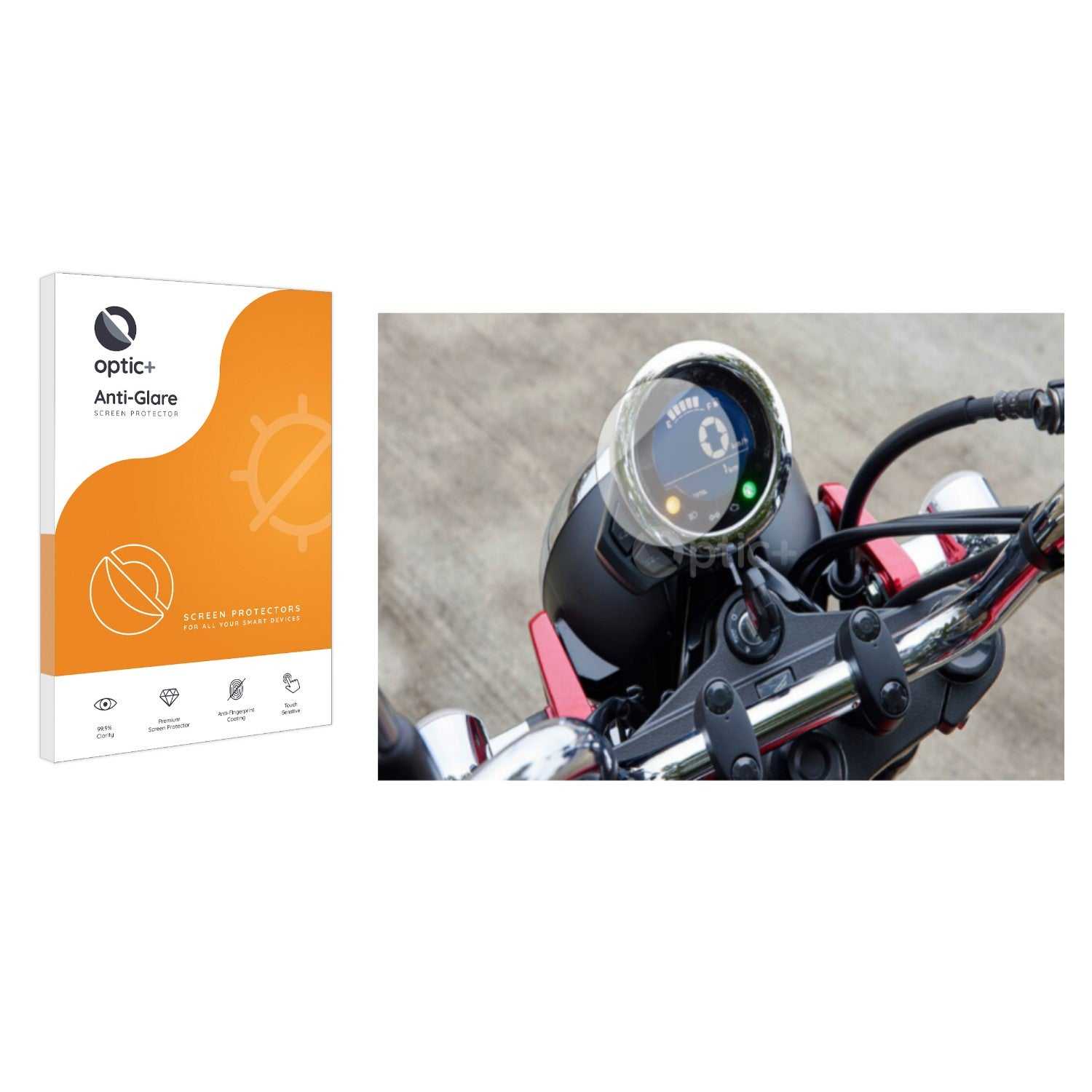 ScreenShield, Optic+ Anti-Glare Screen Protector for Honda DAX ST125 2023