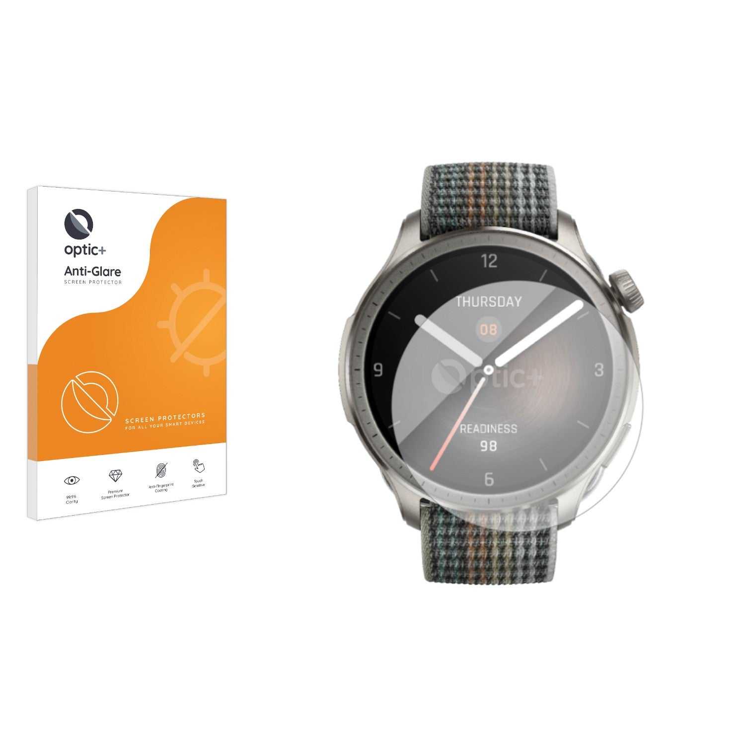 ScreenShield, Optic+ Anti-Glare Screen Protector for Huami Amazfit Balance