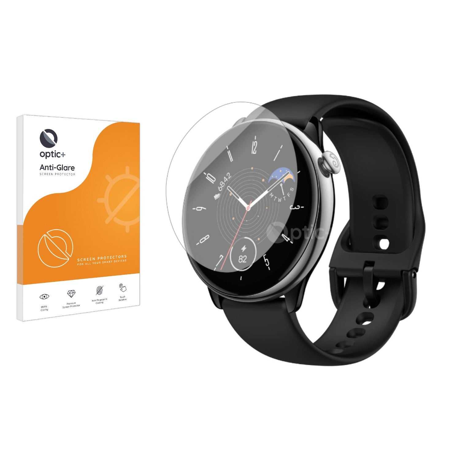 ScreenShield, Optic+ Anti-Glare Screen Protector for Huami Amazfit GTR Mini