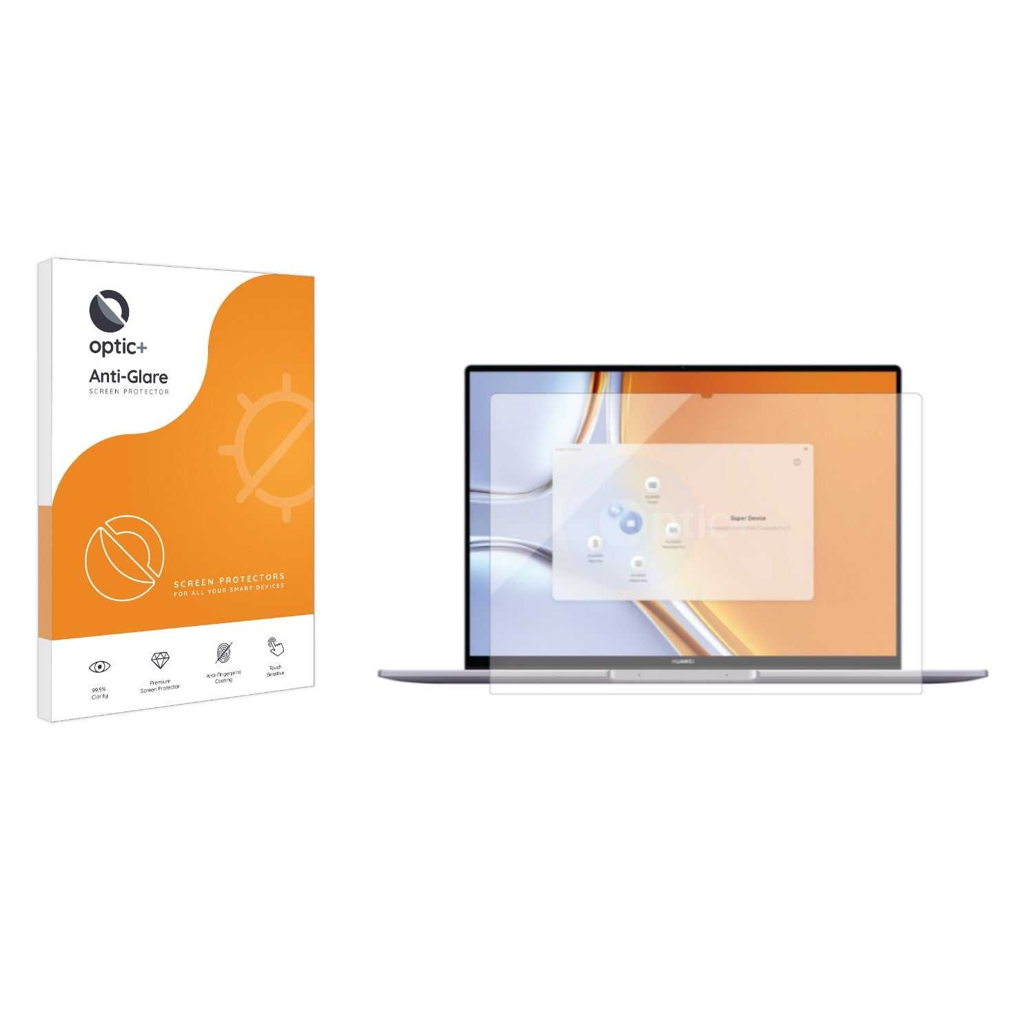 ScreenShield, Optic+ Anti-Glare Screen Protector for Huawei MateBook 16s 2023