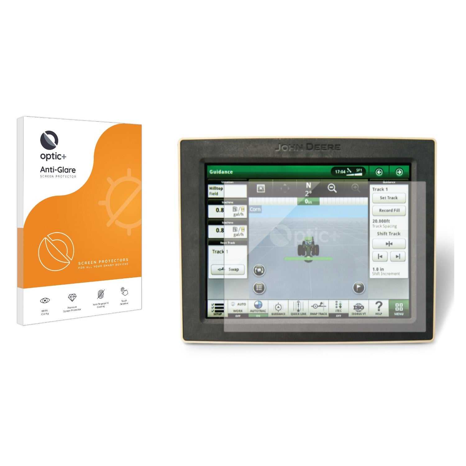 ScreenShield, Optic+ Anti-Glare Screen Protector for John Deere 4200 Display