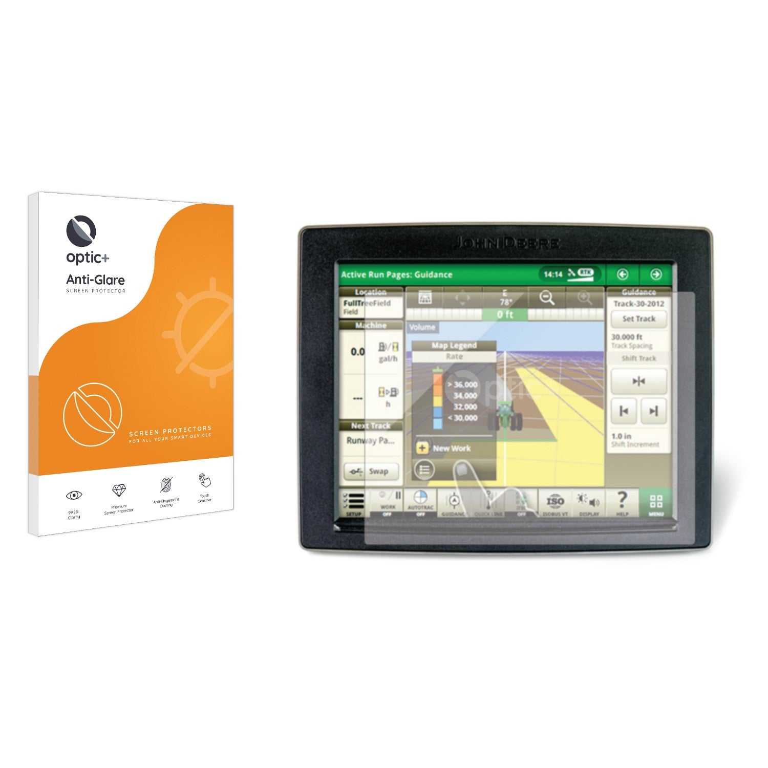 ScreenShield, Optic+ Anti-Glare Screen Protector for John Deere 4600 Display