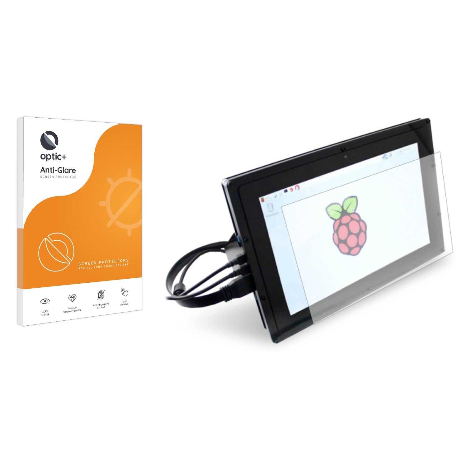 ScreenShield, Optic+ Anti-Glare Screen Protector for Joy-IT 7 LCD Display