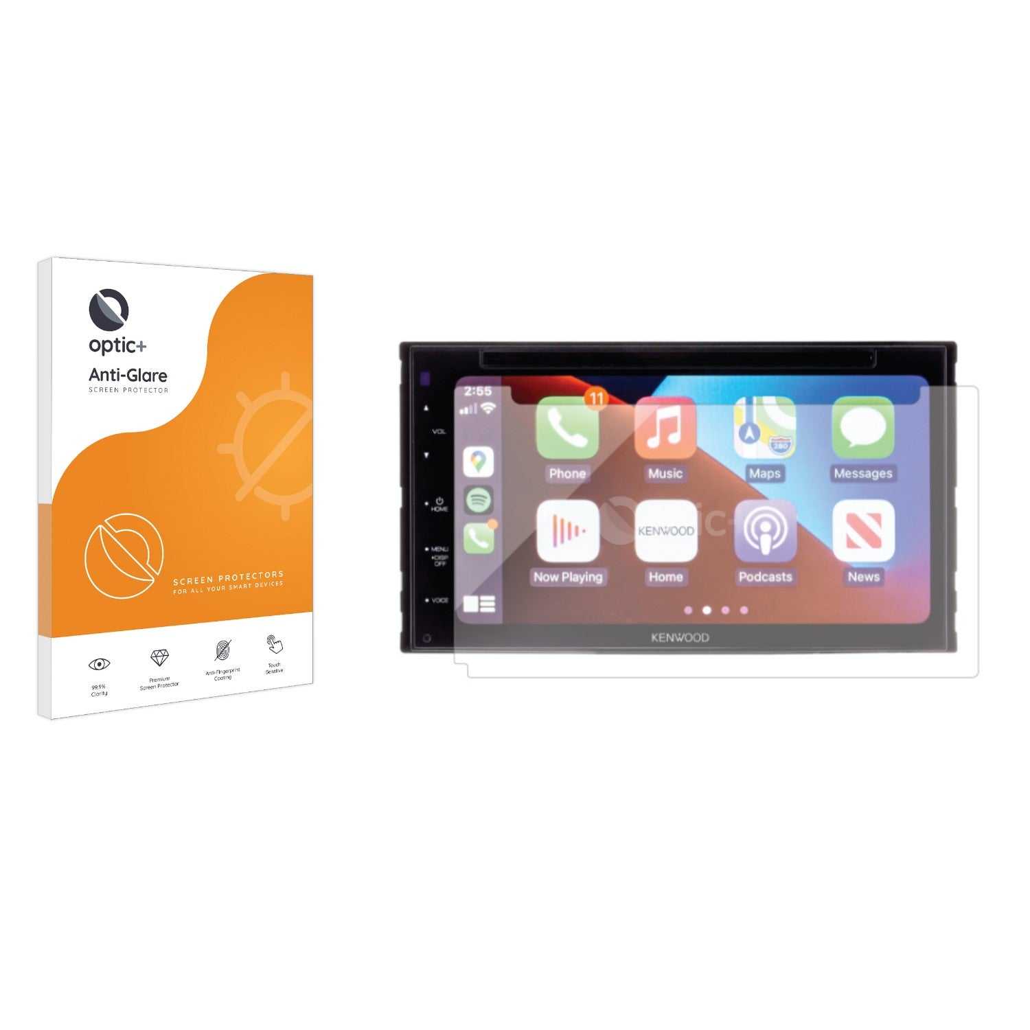 ScreenShield, Optic+ Anti-Glare Screen Protector for Kenwood DDX5707S