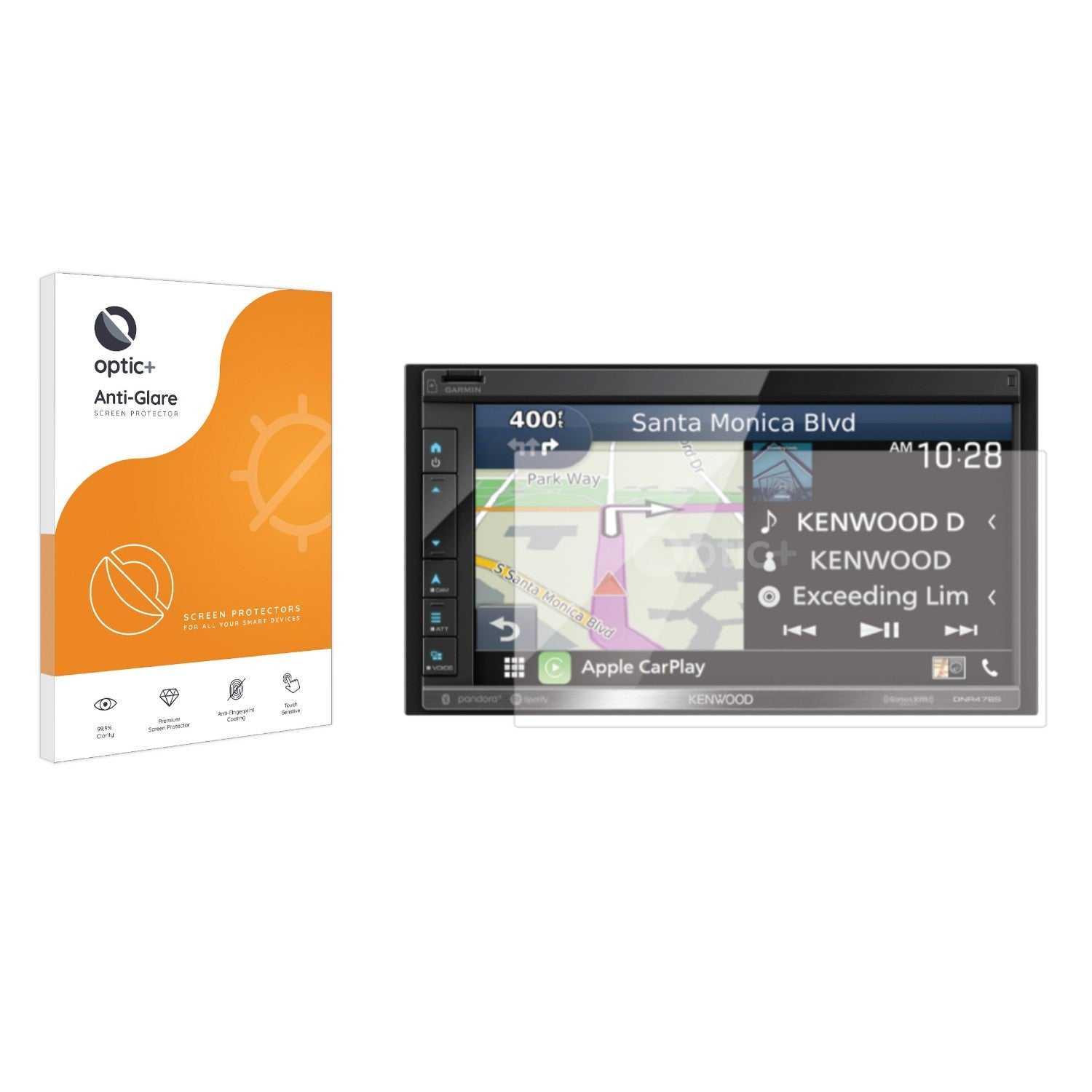 ScreenShield, Optic+ Anti-Glare Screen Protector for Kenwood DNR476S