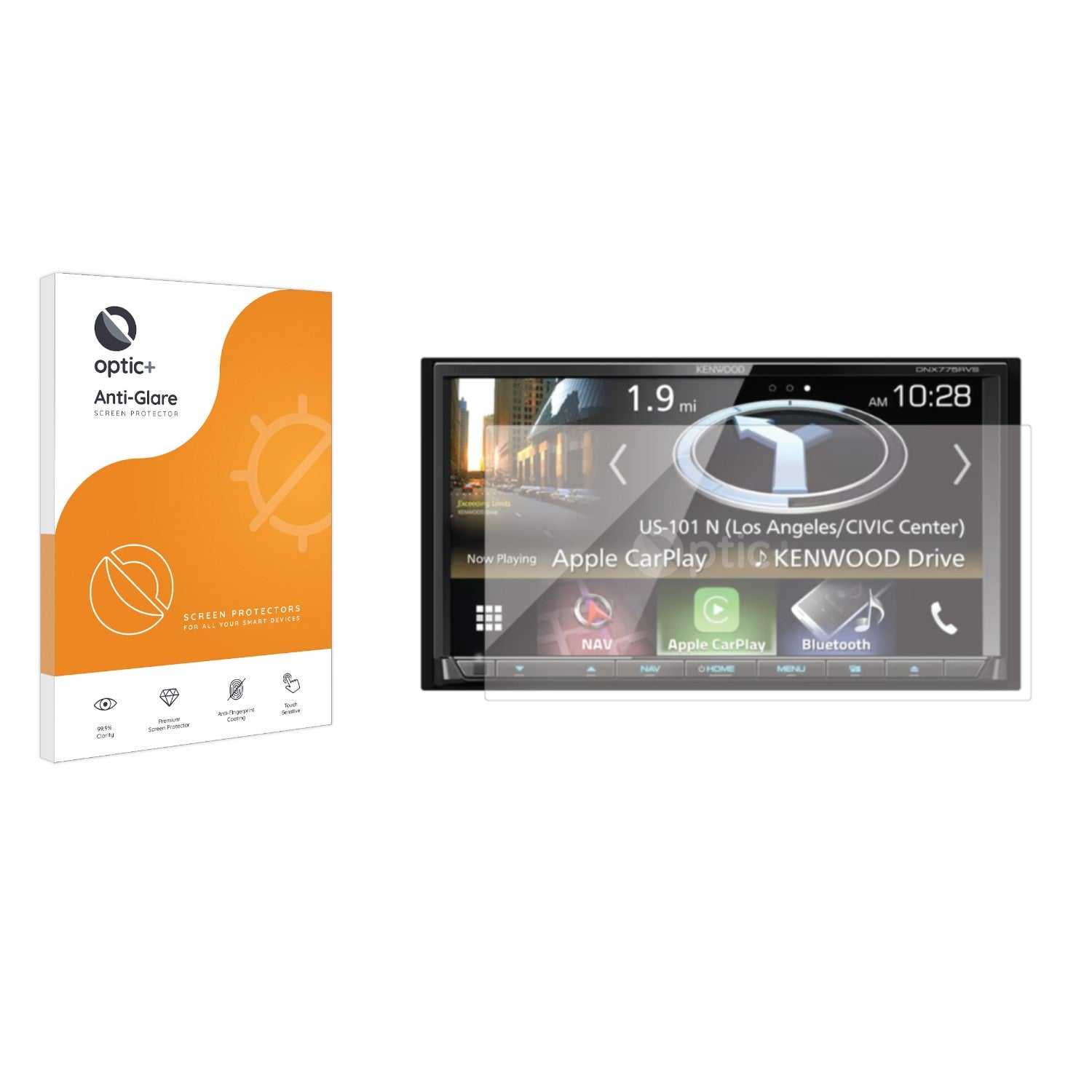 ScreenShield, Optic+ Anti-Glare Screen Protector for Kenwood DNX775RVS