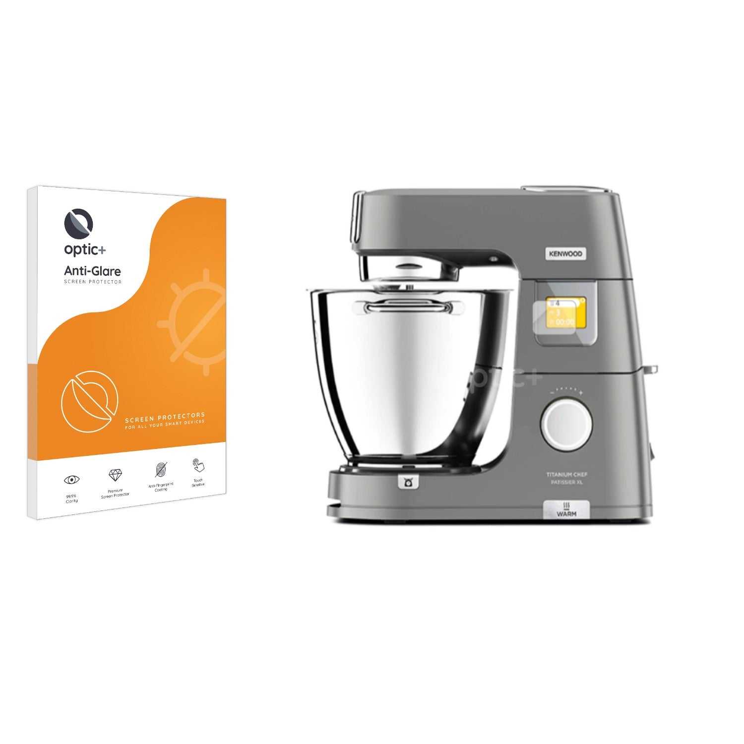 ScreenShield, Optic+ Anti-Glare Screen Protector for Kenwood Titanium Chef Patissier XL